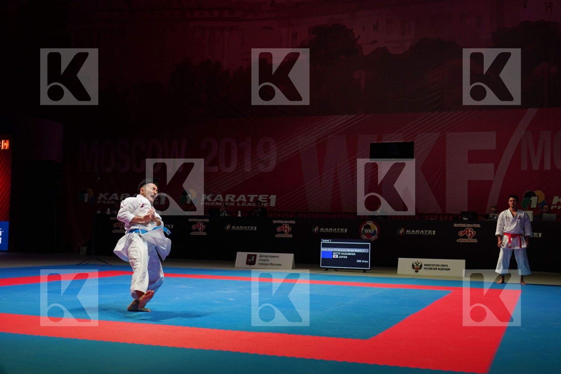 MOTO KAZUMASA (JAPAN) in Senior Male Kata - Bronze bout