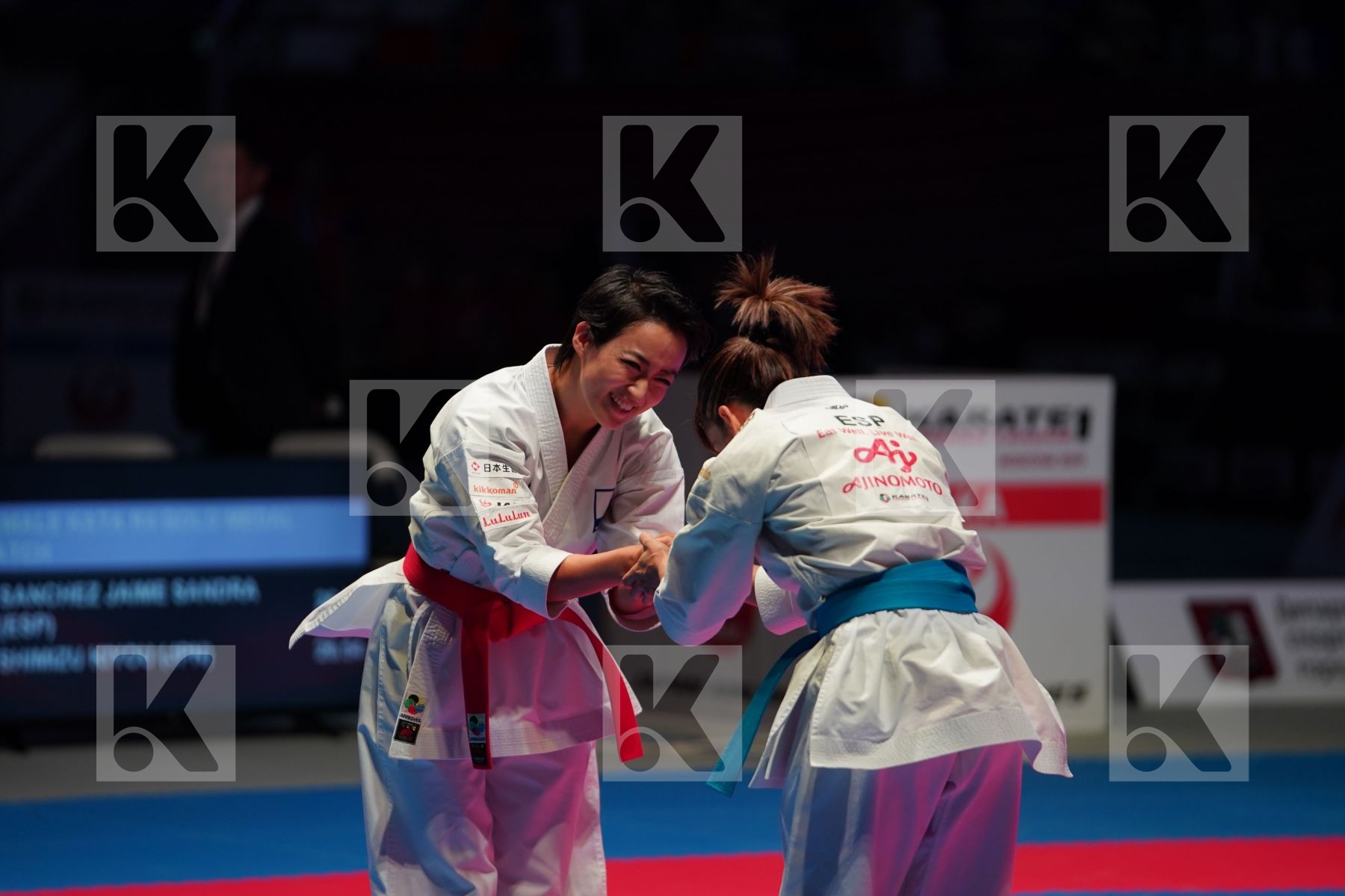 SHIMIZU KIYOU (JAPAN) vs SANCHEZ JAIME SANDRA (SPAIN) in Senior Female Kata - Gold bout