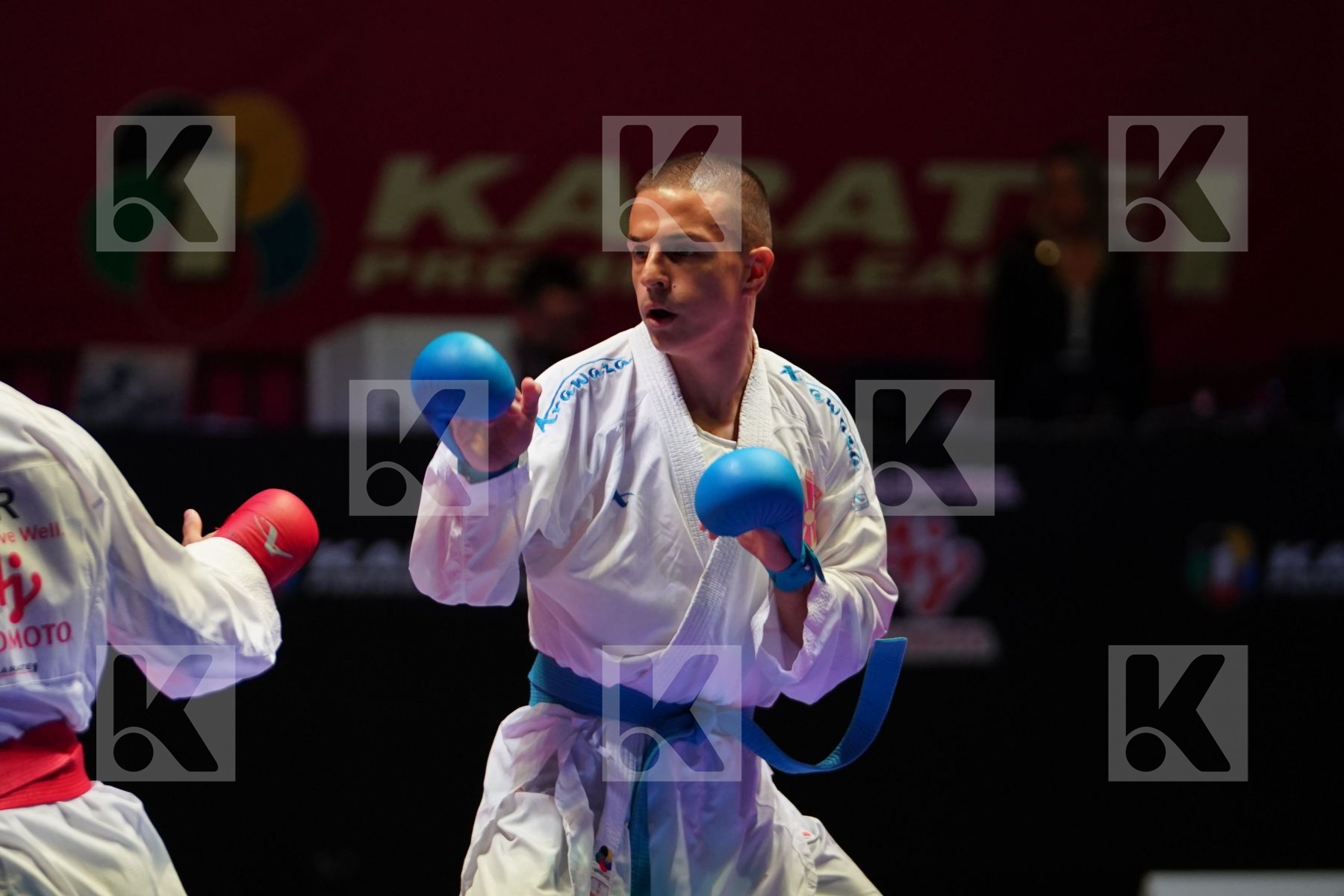 SAMDAN ERAY (TURKEY) vs PAVLOV EMIL (NORTH MACEDONIA) in Senior Kumite -60 Kg - Gold bout