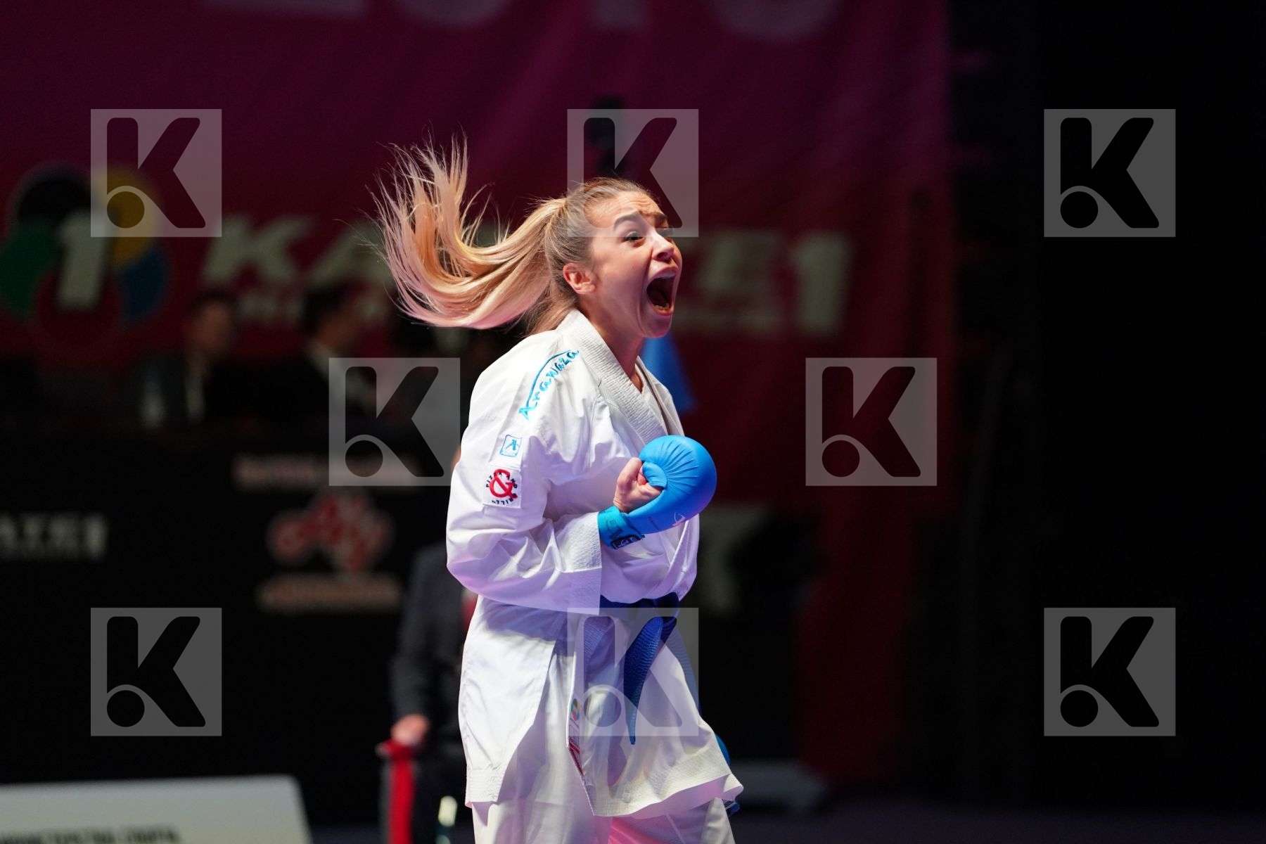 YAMADA SARA (JAPAN) vs TERLIUGA ANZHELIKA (UKRAINE) in Senior Kumite -55 Kg - Gold bout