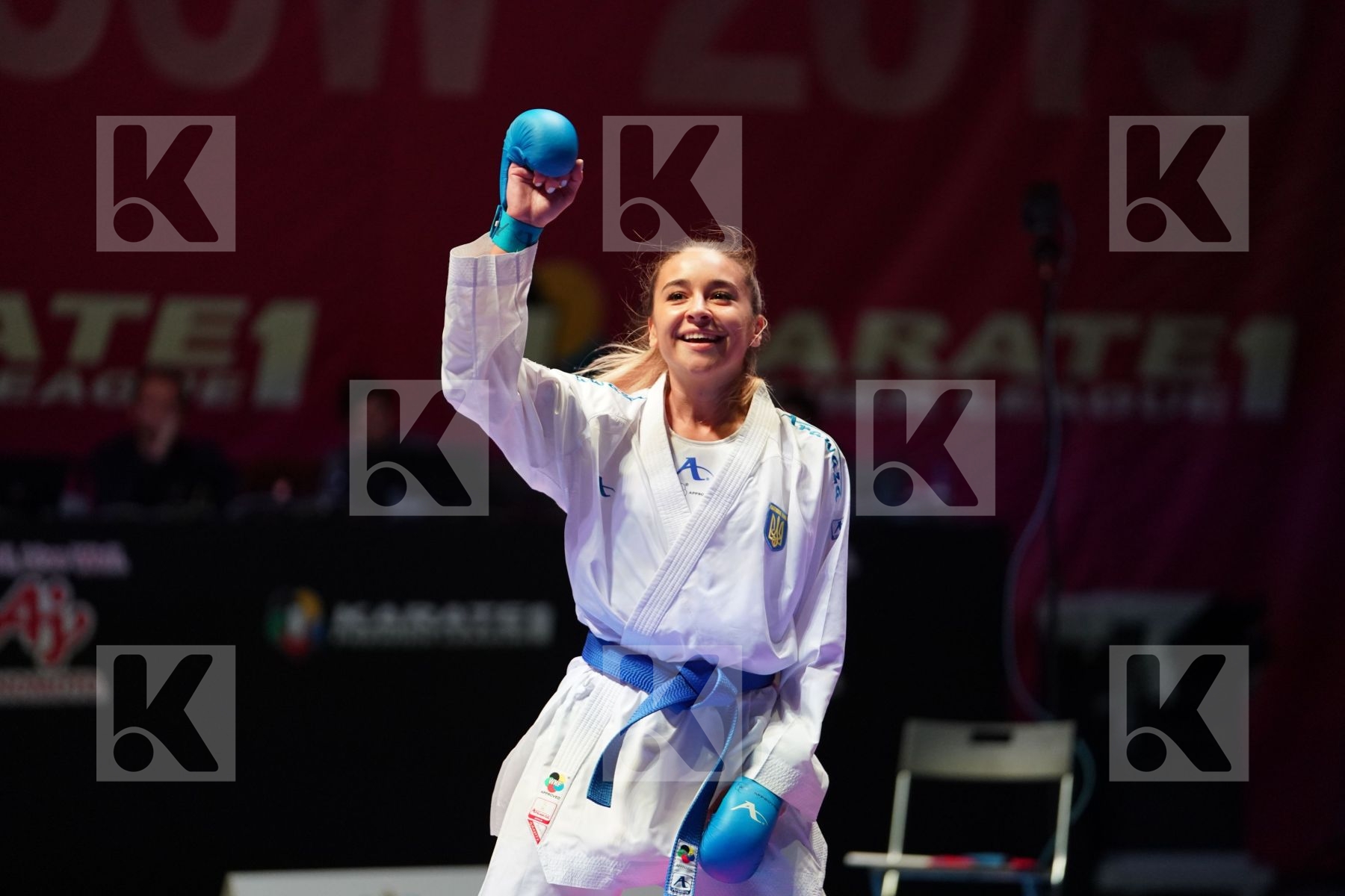 YAMADA SARA (JAPAN) vs TERLIUGA ANZHELIKA (UKRAINE) in Senior Kumite -55 Kg - Gold bout