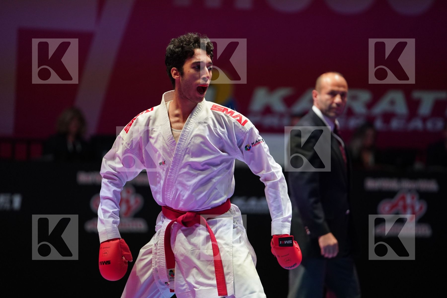 ELSAWY ALI (EGYPT) vs DACOSTA STEVEN (FRANCE) in Senior Kumite -67 Kg - Gold bout