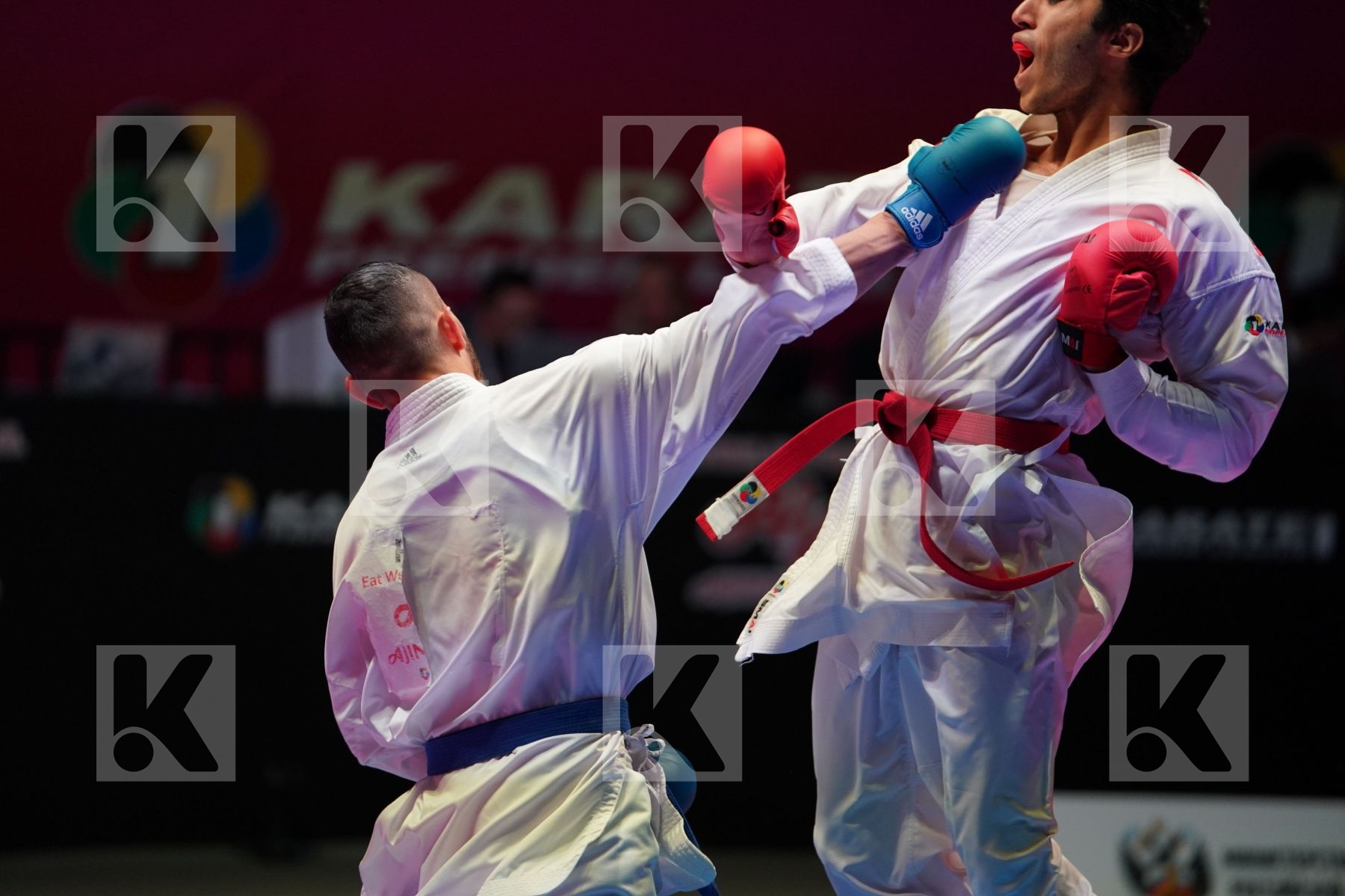 ELSAWY ALI (EGYPT) vs DACOSTA STEVEN (FRANCE) in Senior Kumite -67 Kg - Gold bout