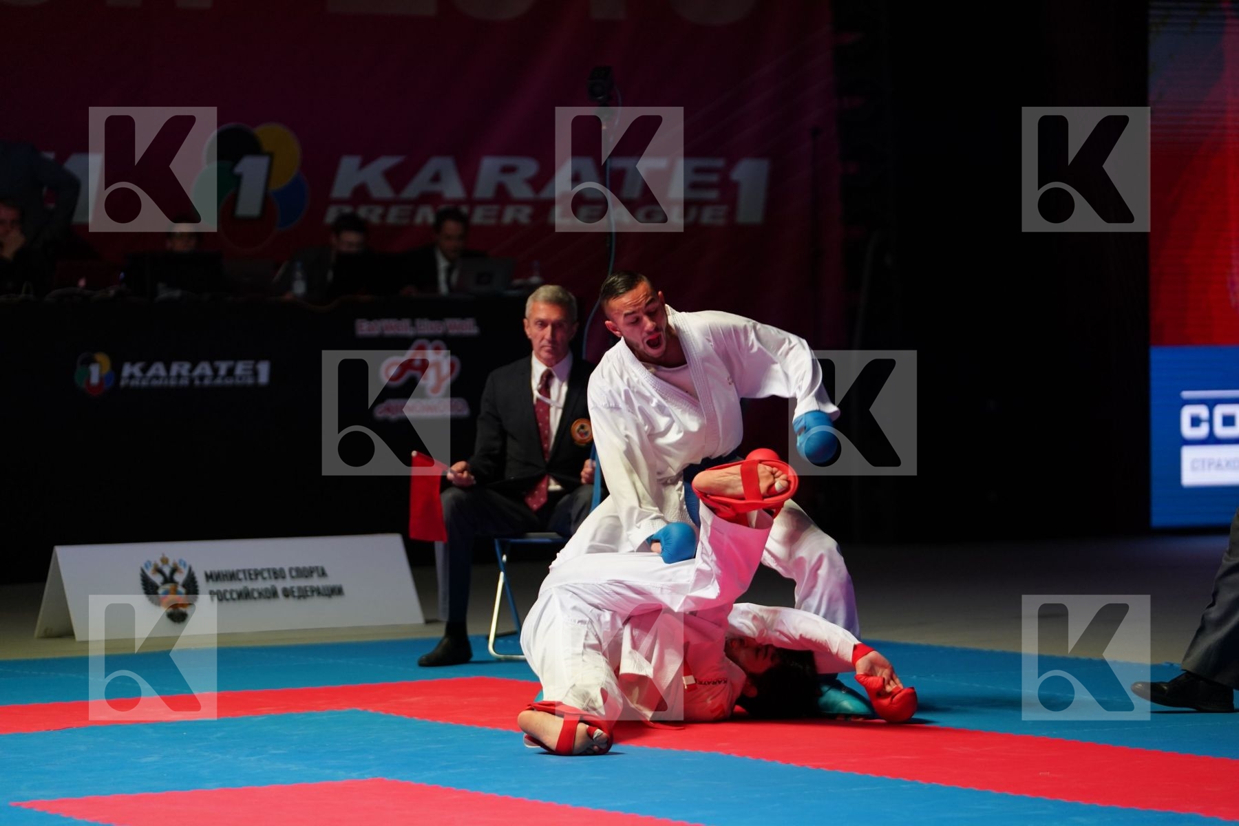 ELSAWY ALI (EGYPT) vs DACOSTA STEVEN (FRANCE) in Senior Kumite -67 Kg - Gold bout