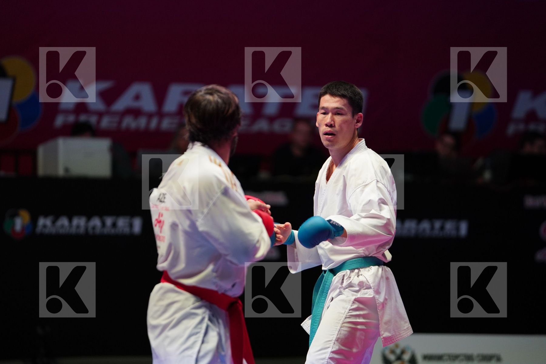 AGHAYEV RAFAEL (AZERBAIJAN) vs AINAZAROV YERMEK (KAZAKHSTAN) in Senior Kumite -75 Kg - Gold bout