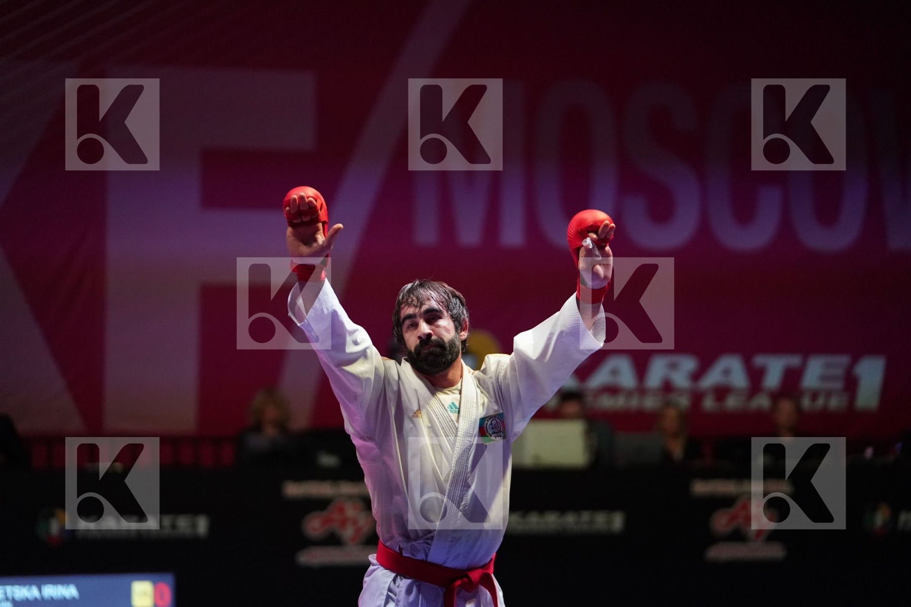 AGHAYEV RAFAEL (AZERBAIJAN) vs AINAZAROV YERMEK (KAZAKHSTAN) in Senior Kumite -75 Kg - Gold bout