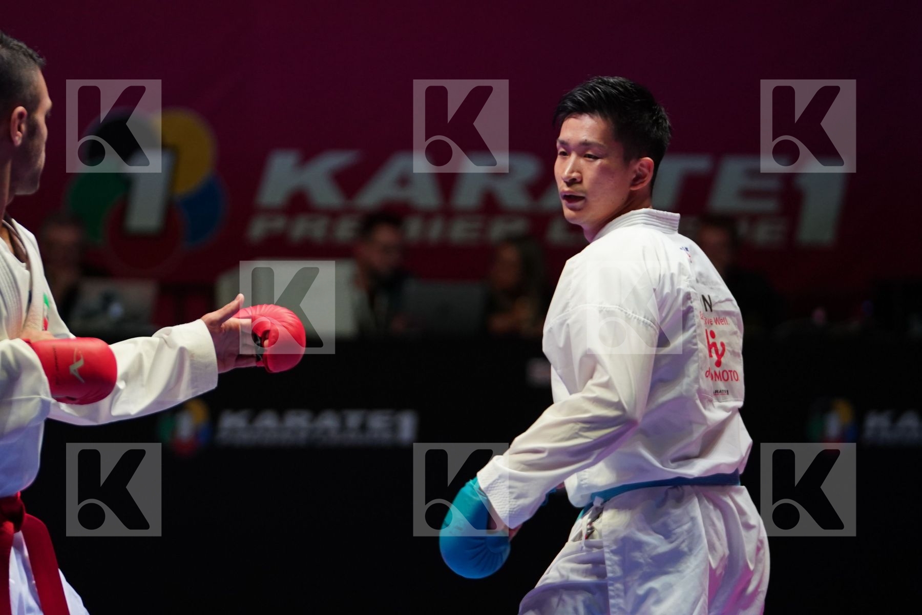 POORSHAB ZABIHOLLAH (IRAN) vs ARAGA RYUTARO (JAPAN) in Senior Kumite -84 Kg - Gold bout