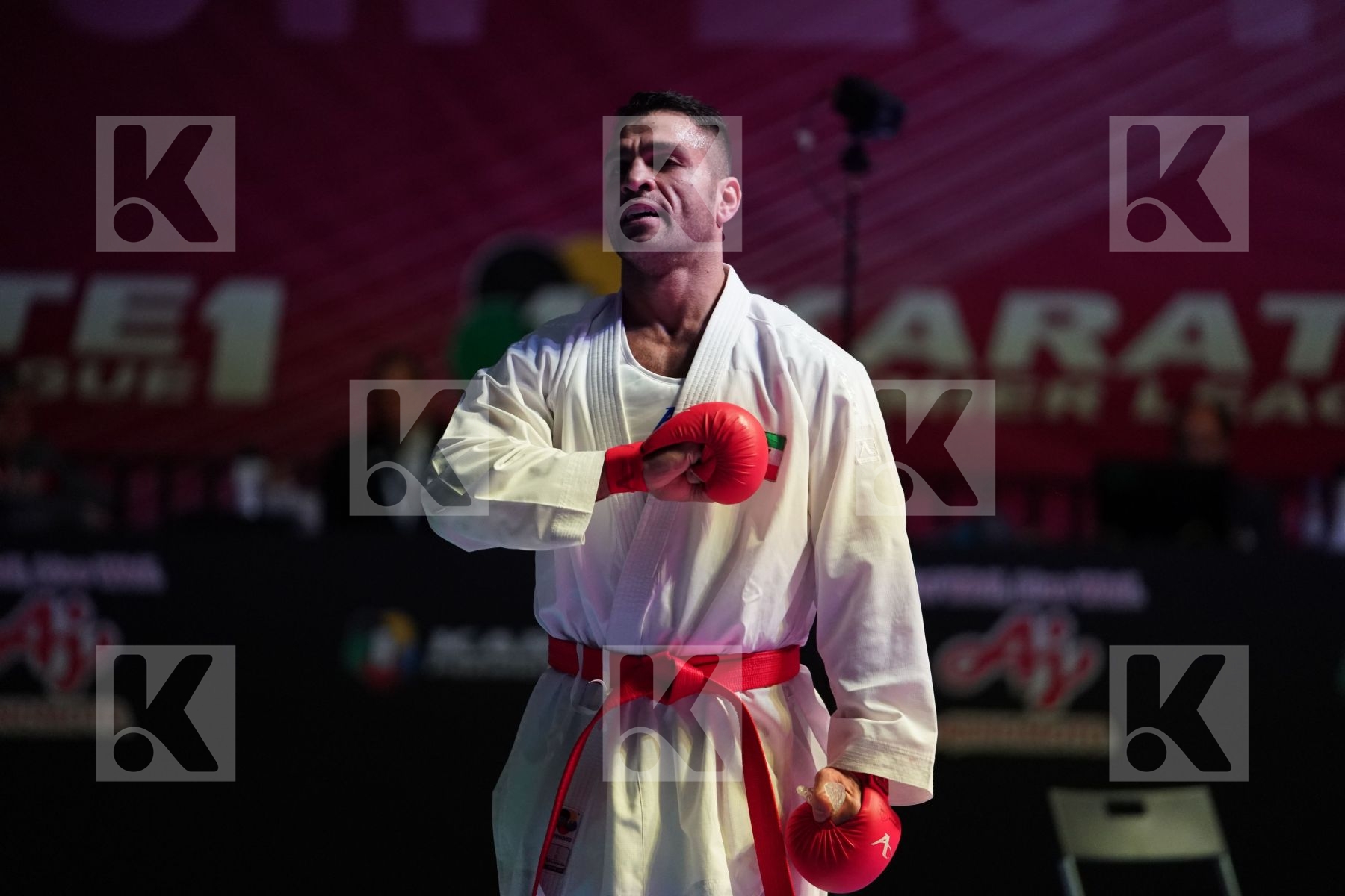 POORSHAB ZABIHOLLAH (IRAN) vs ARAGA RYUTARO (JAPAN) in Senior Kumite -84 Kg - Gold bout