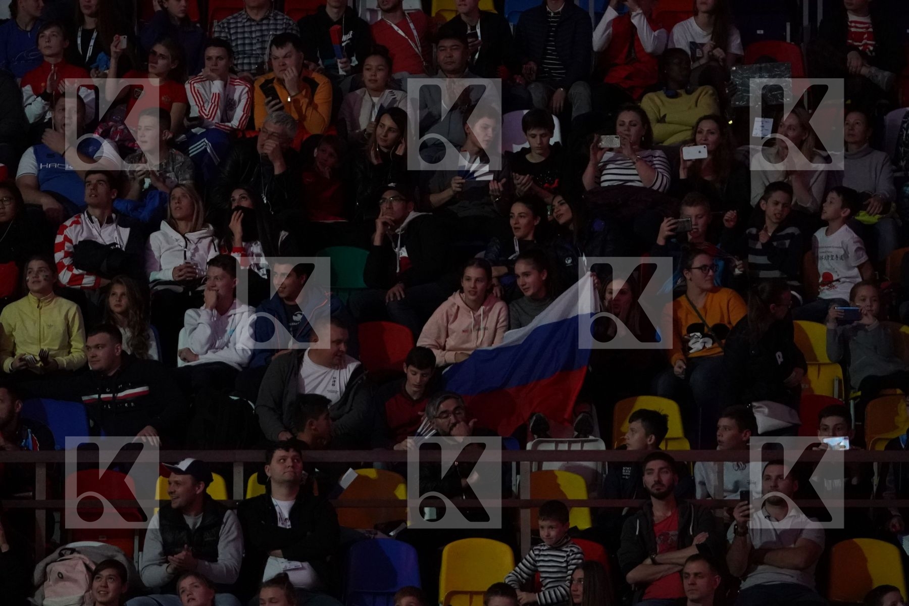 Russian public during Gold bout
