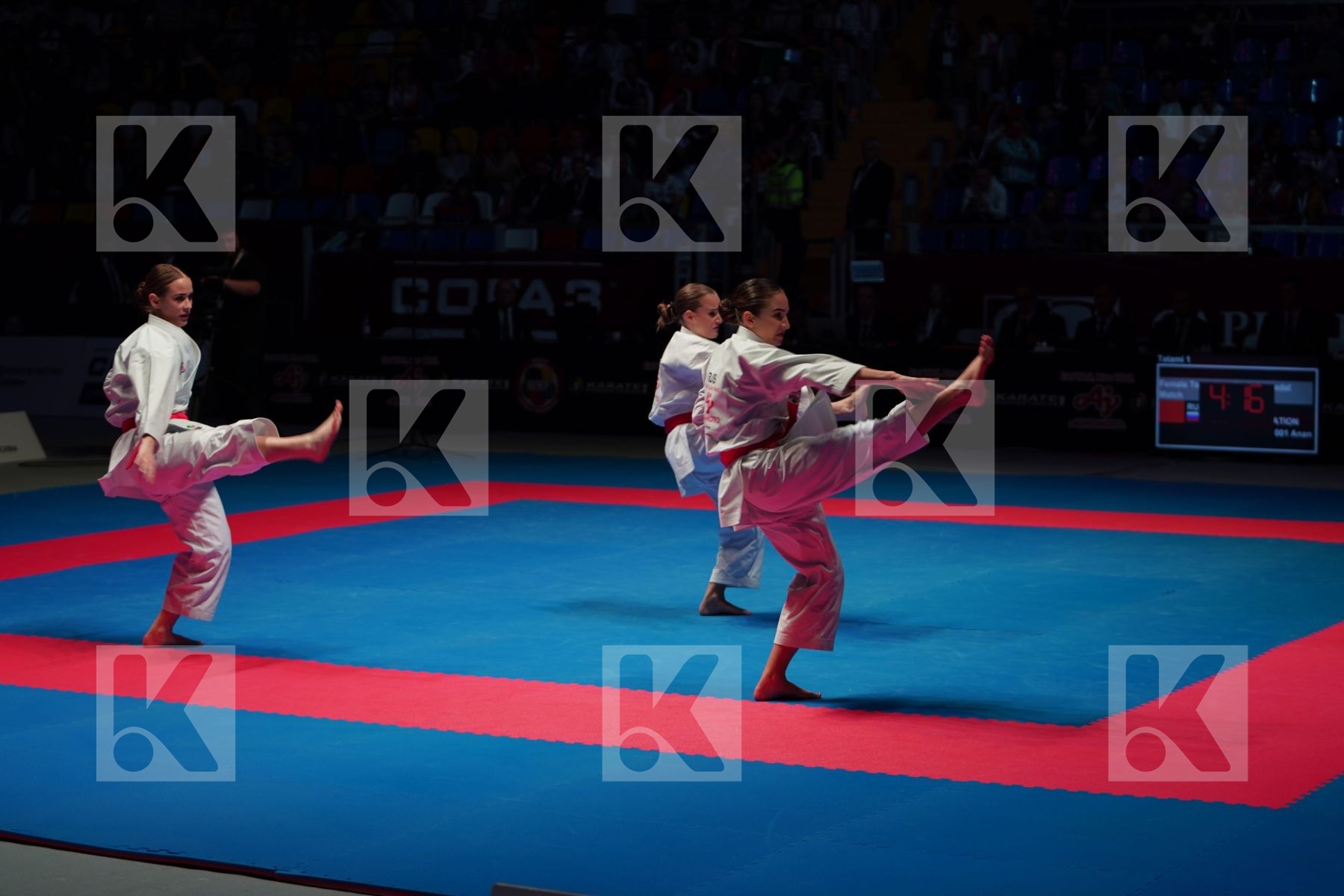 RUSSSIAN FEDERATION in Senior Team Female Kata - Gold bout