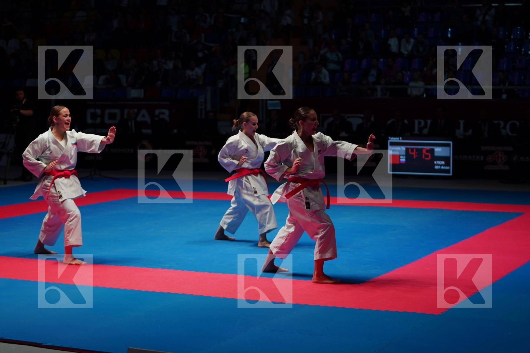 RUSSSIAN FEDERATION in Senior Team Female Kata - Gold bout