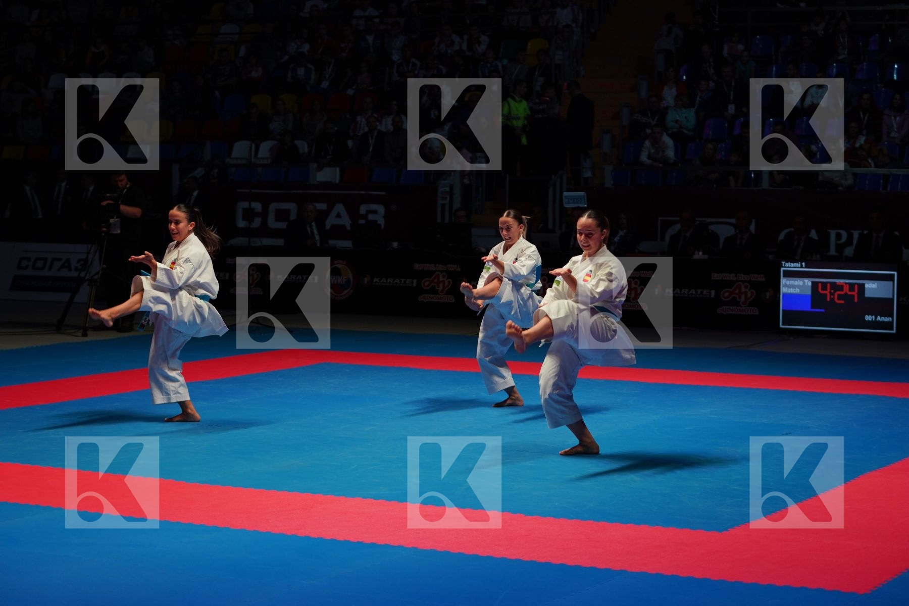 SPAIN in Senior Team Female Kata - Gold bout