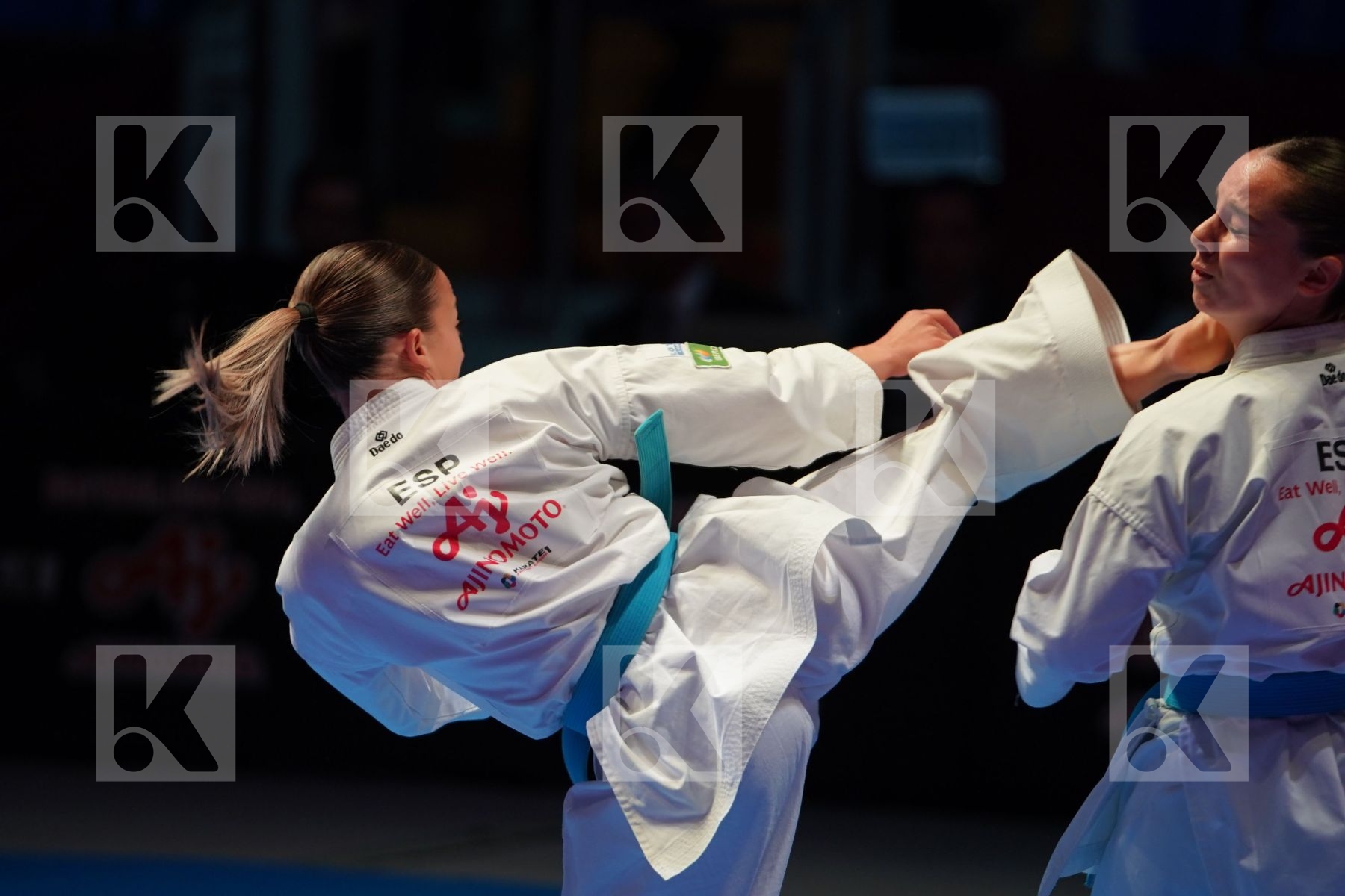 SPAIN in Senior Team Female Kata - Gold bout