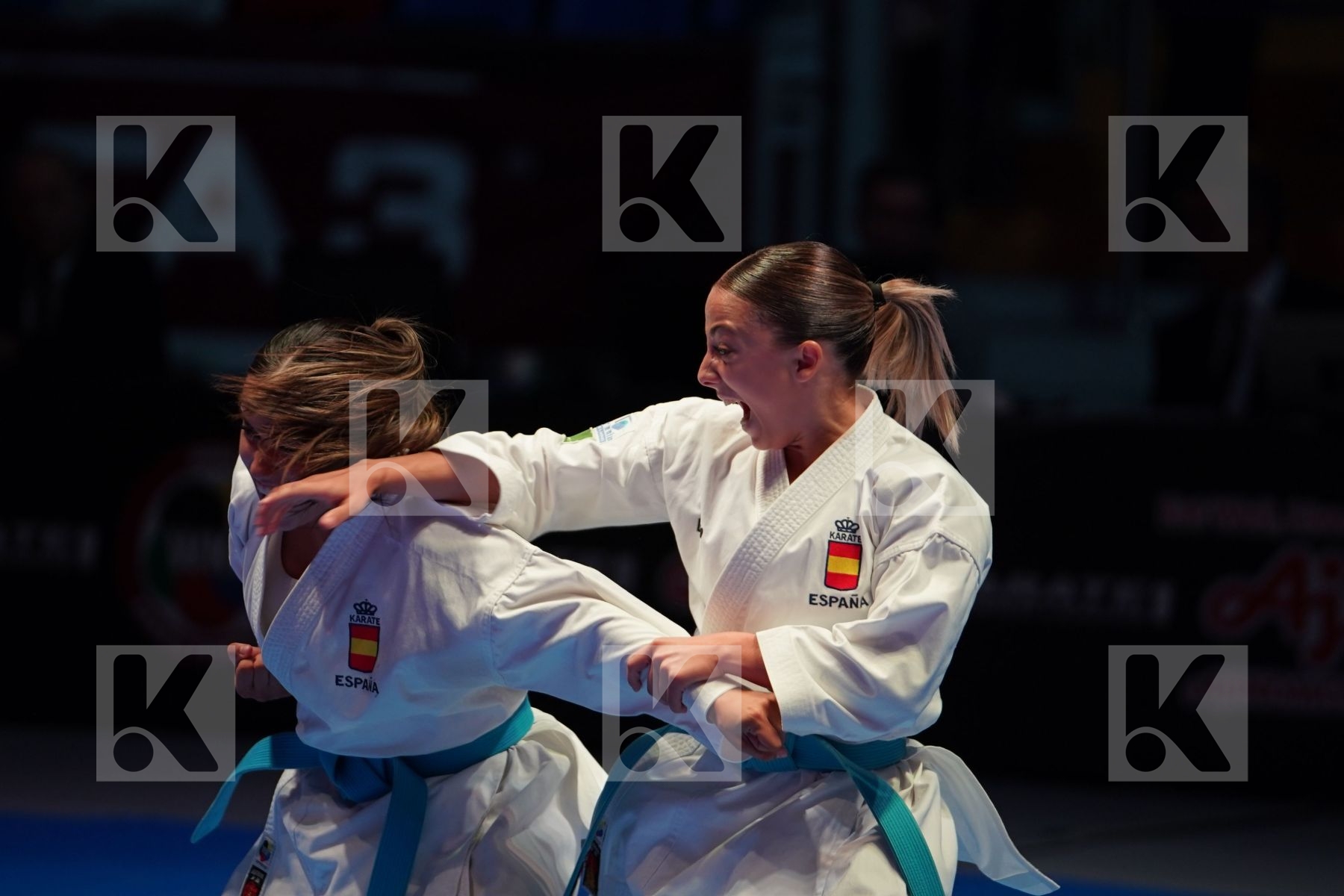SPAIN in Senior Team Female Kata - Gold bout