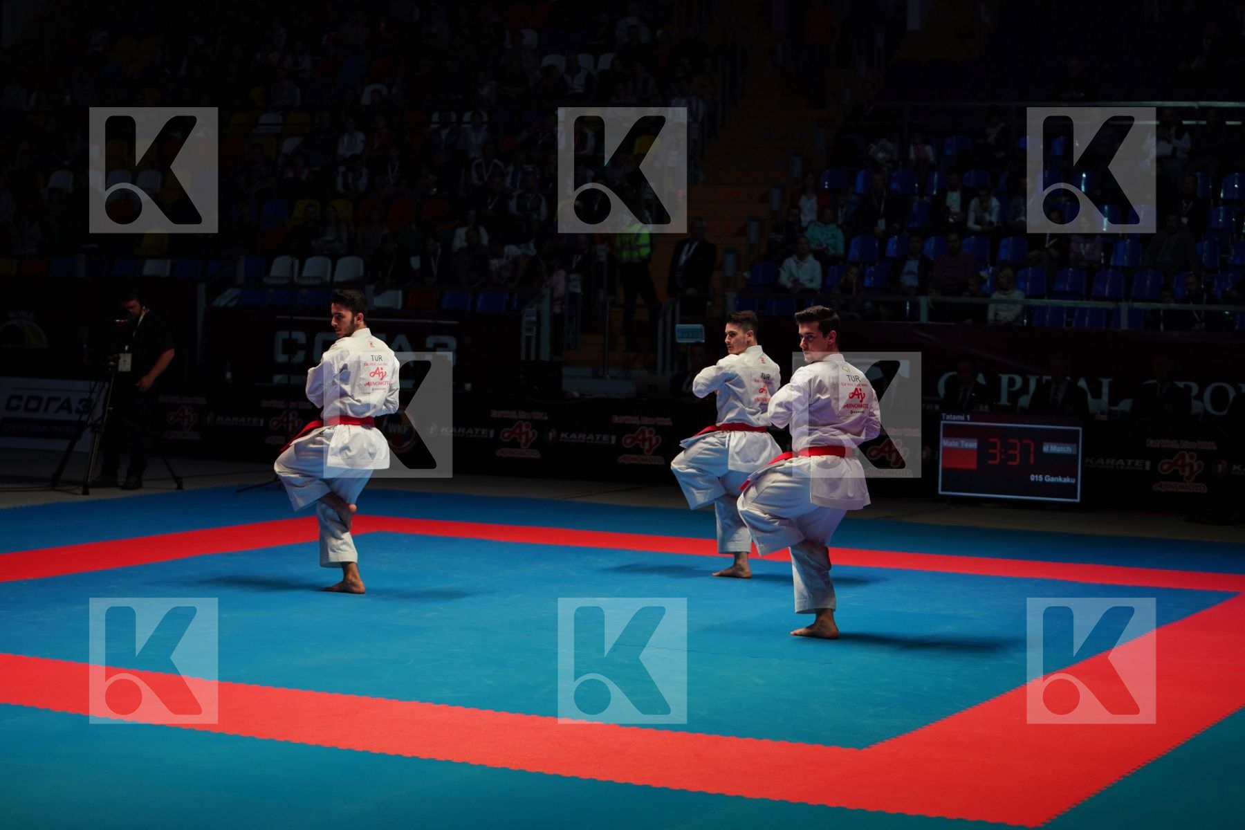 TURKEY in Senior Team Male Kata - Gold bout