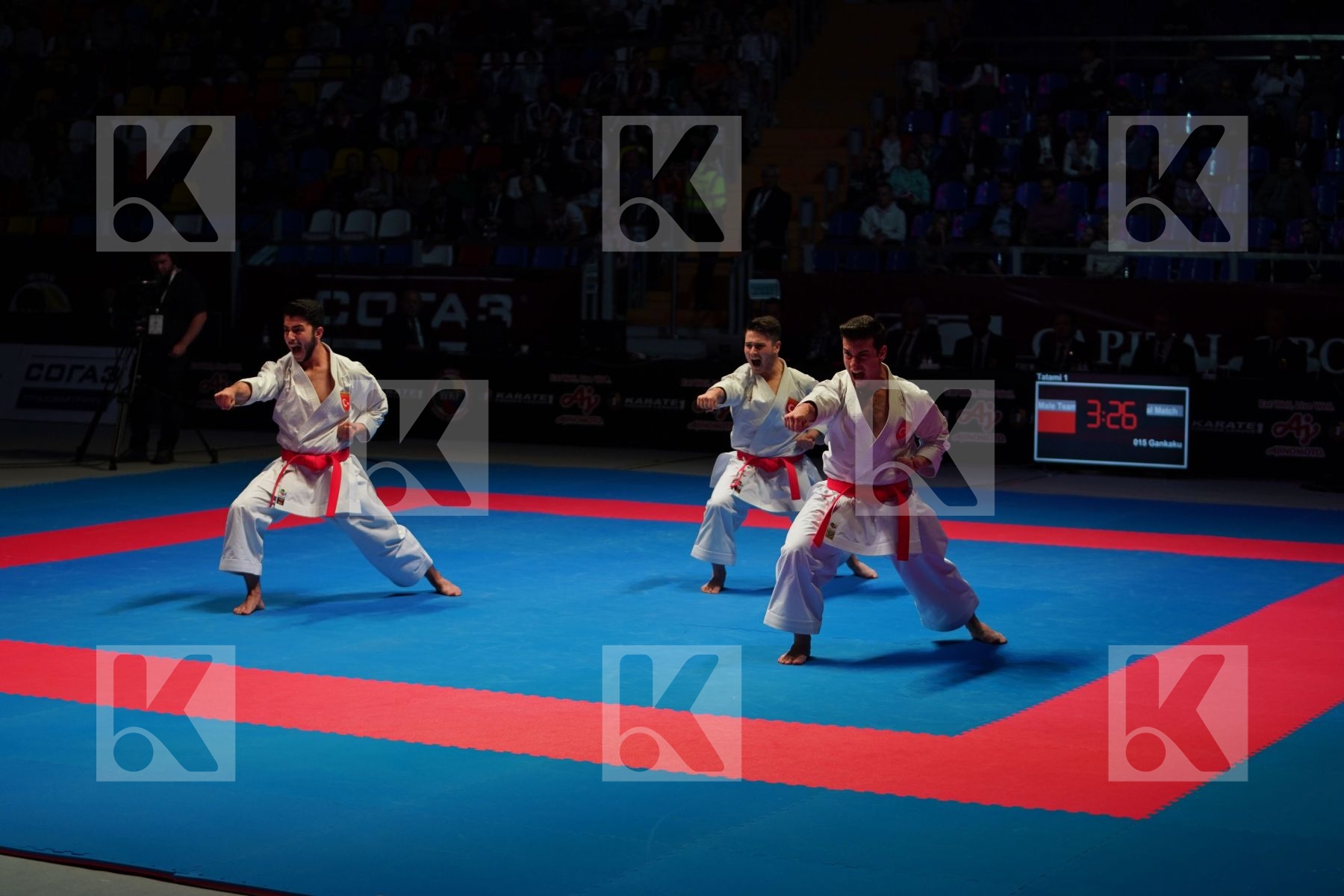 TURKEY in Senior Team Male Kata - Gold bout