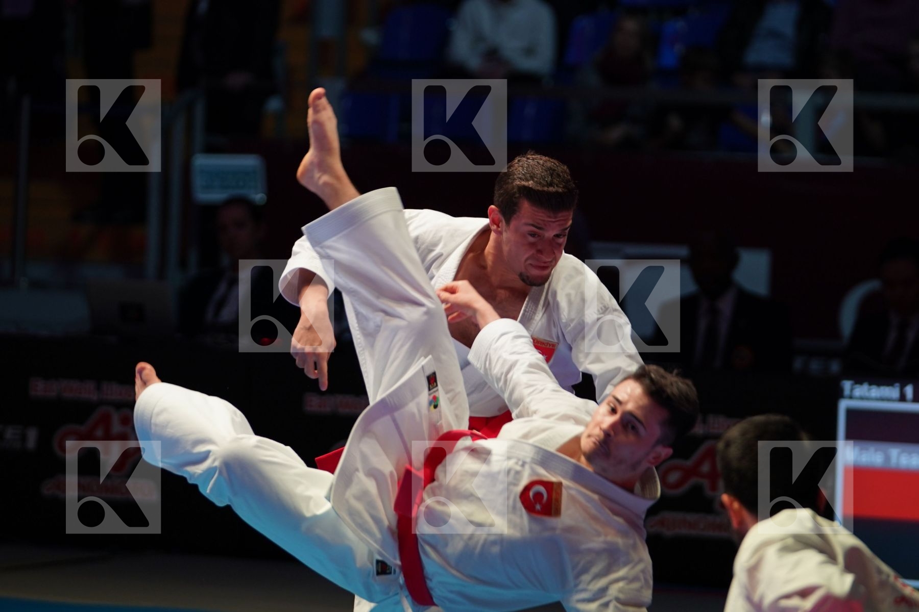 TURKEY in Senior Team Male Kata - Gold bout