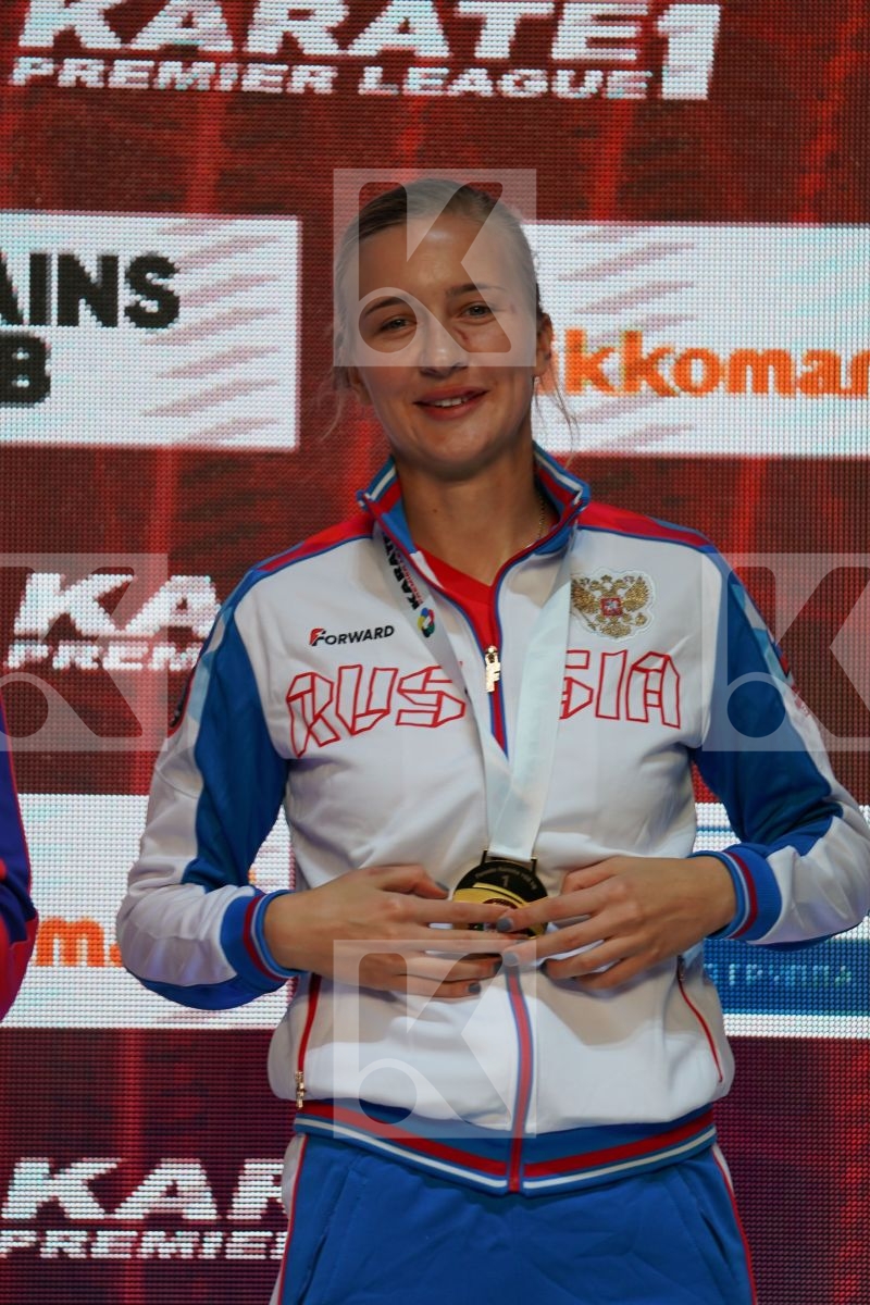 ZAYTSEVA IVANNA (RUSSIAN FEDERATION) during podium ceremony