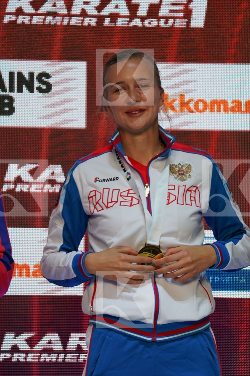 ZAYTSEVA IVANNA (RUSSIAN FEDERATION) during podium ceremony