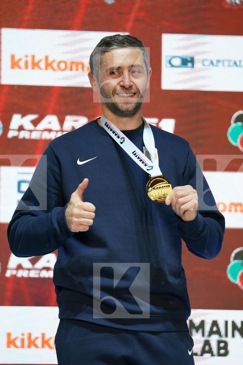 ARKANIA GOGITA (GEORGIA) during podium ceremony