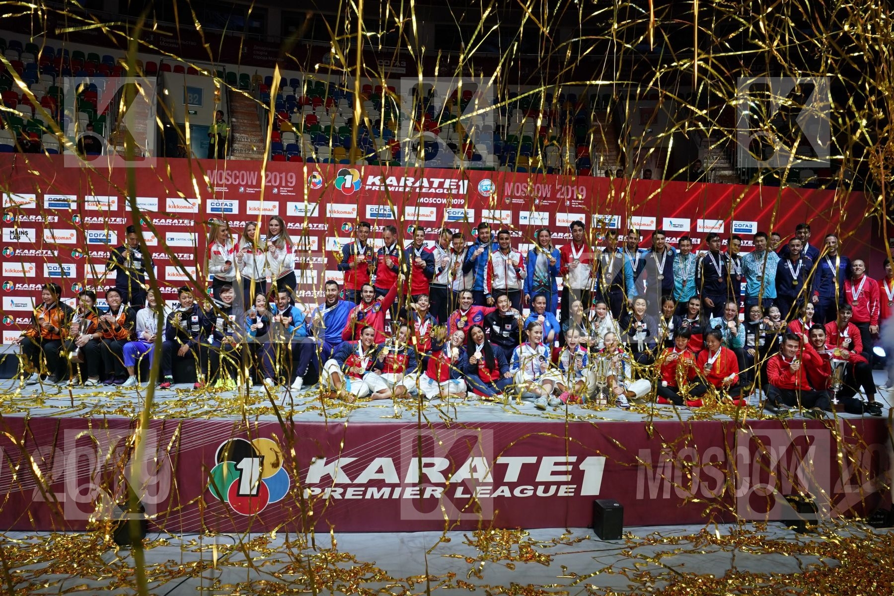 All medalist during podium ceremony