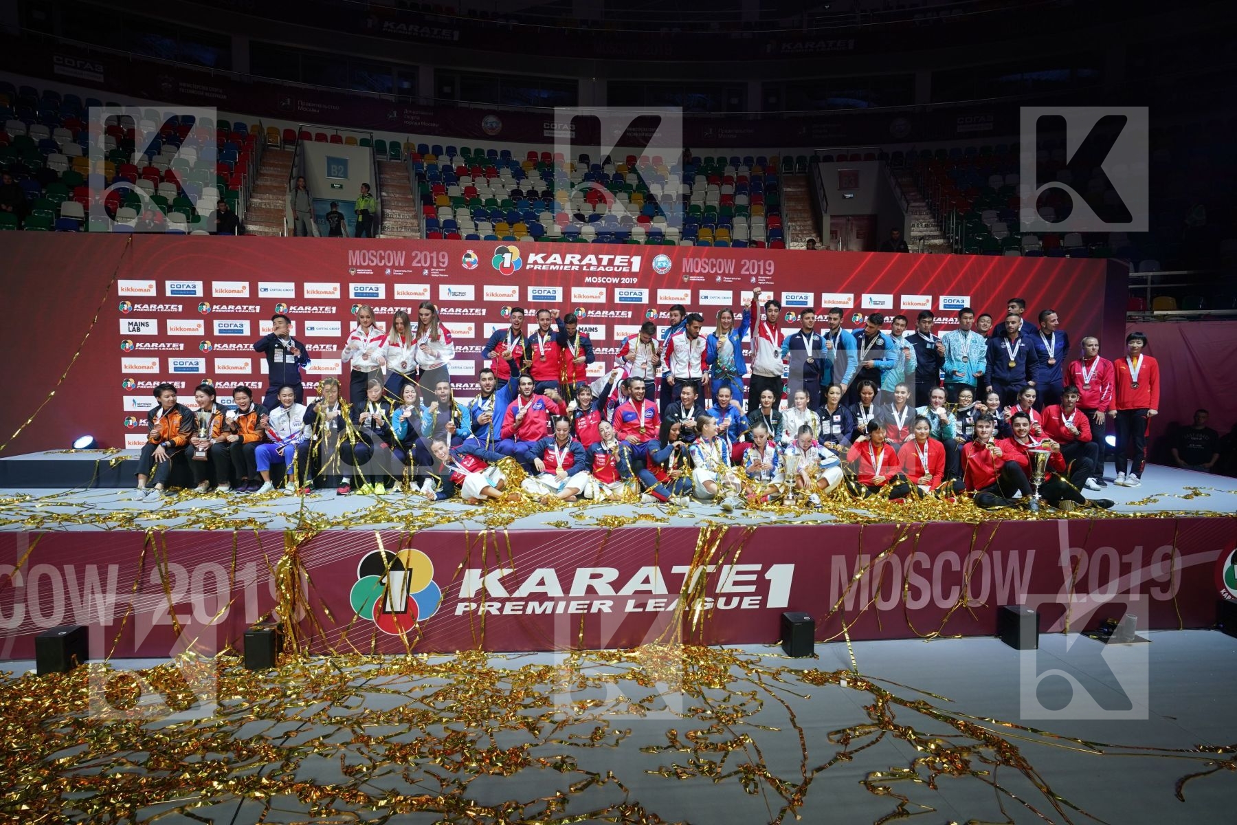 All medalist during podium ceremony