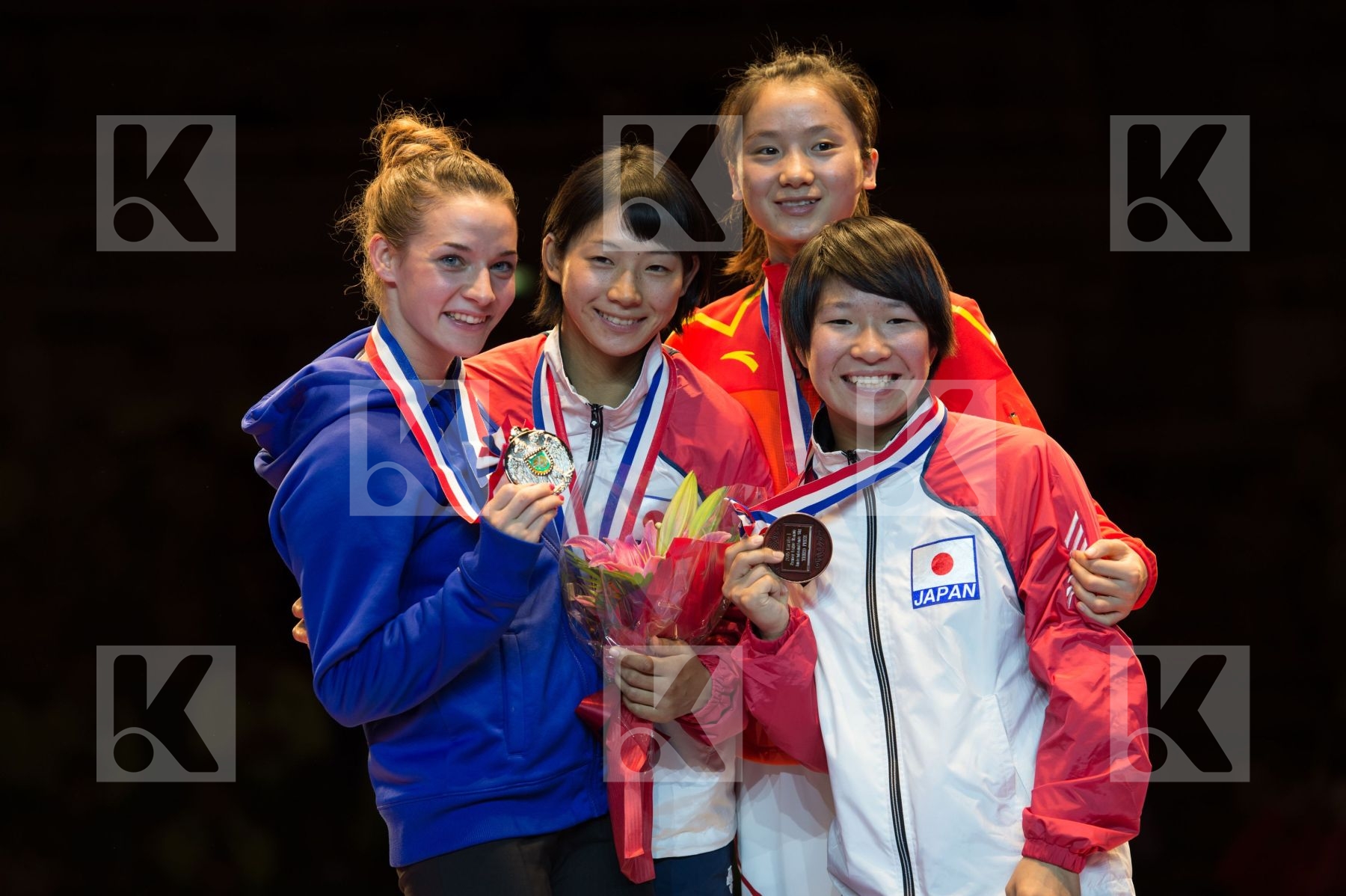 -50 kg Austria China Japan Li Ranran Miyahara Miho Plank Bettina