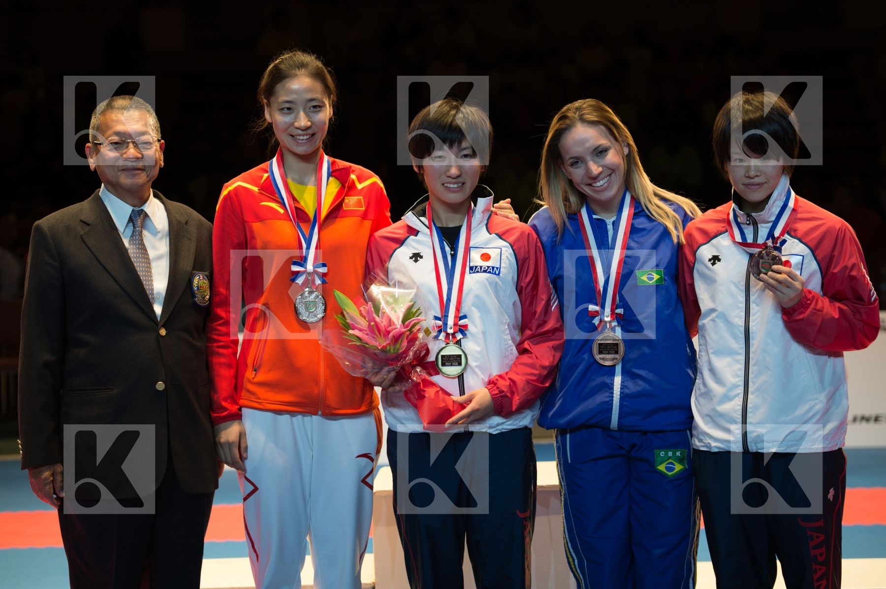 -61 kg Brazil China Japan Moriguchi Ayami podiums Someya Mayumi