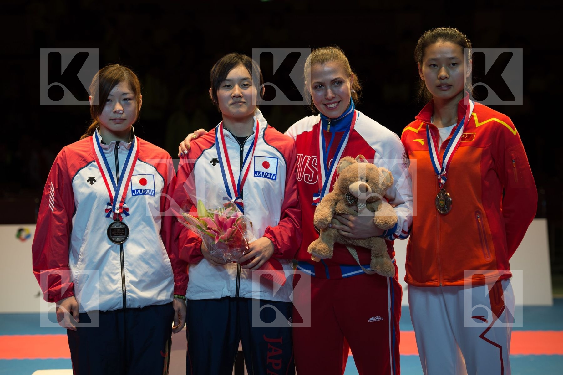 +68 kg China Gao Mengmeng Japan Kawamura Natsumi Kovaleva Vera p