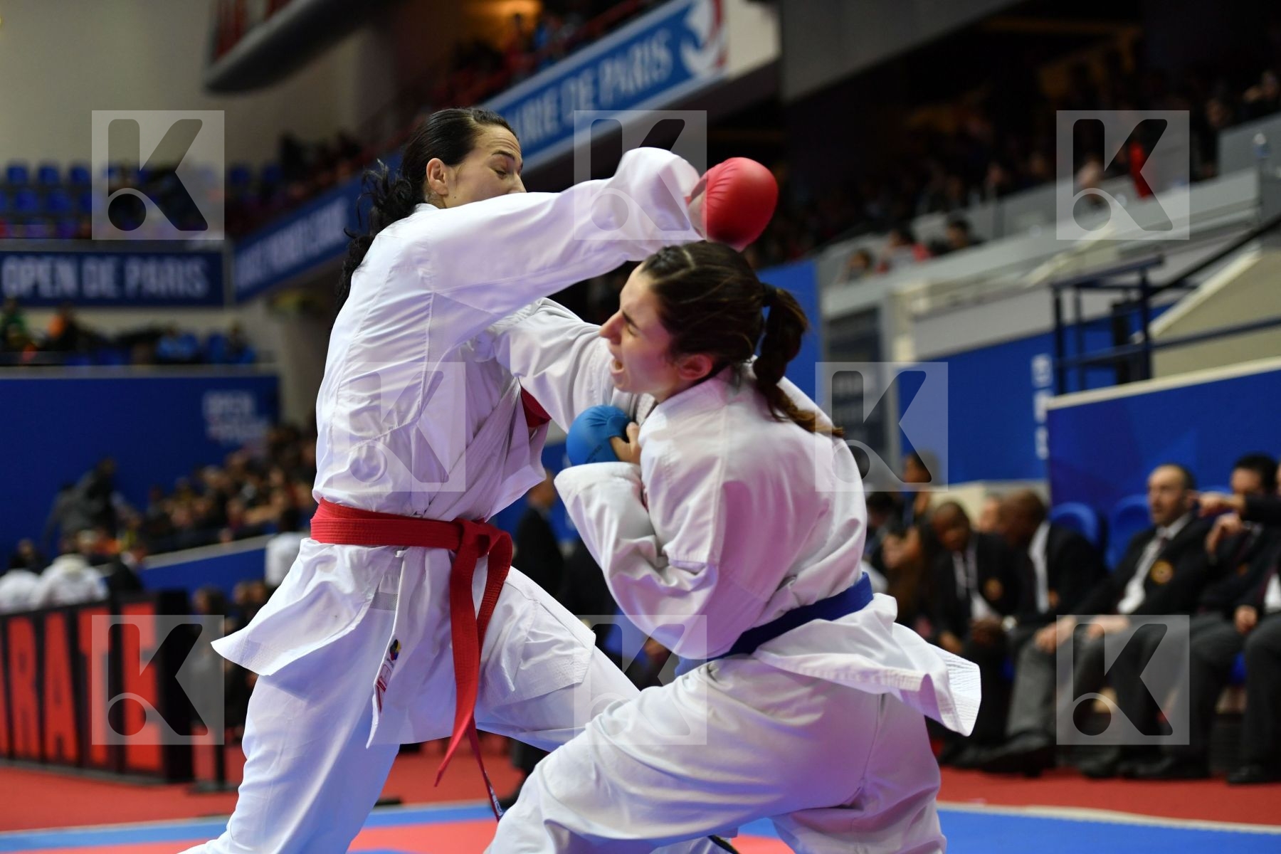 Female kumite -68 kg Montenegro Quirici Elena Rakovic Marina Swi