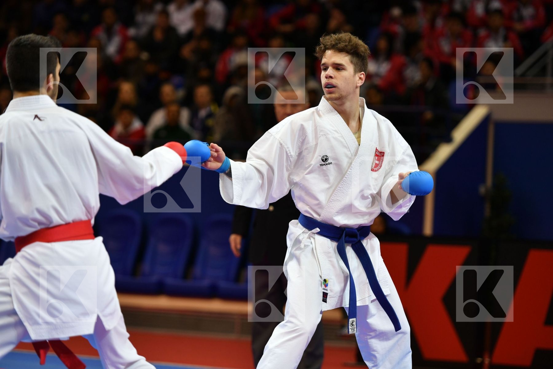 Male kumite -60 kg Pisino Noah Samdan Eray Switzerland Turkey
