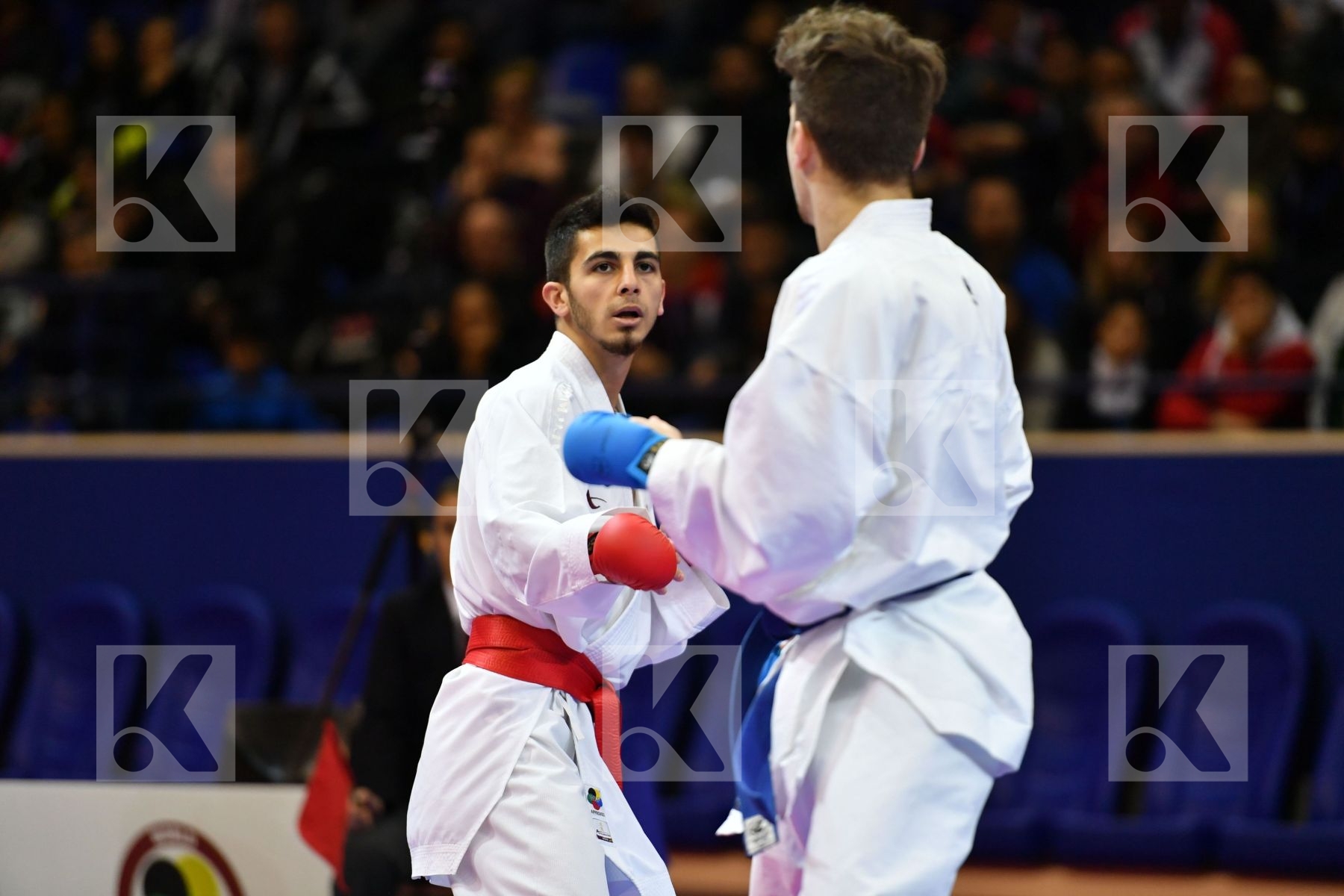 Male kumite -60 kg Pisino Noah Samdan Eray Switzerland Turkey
