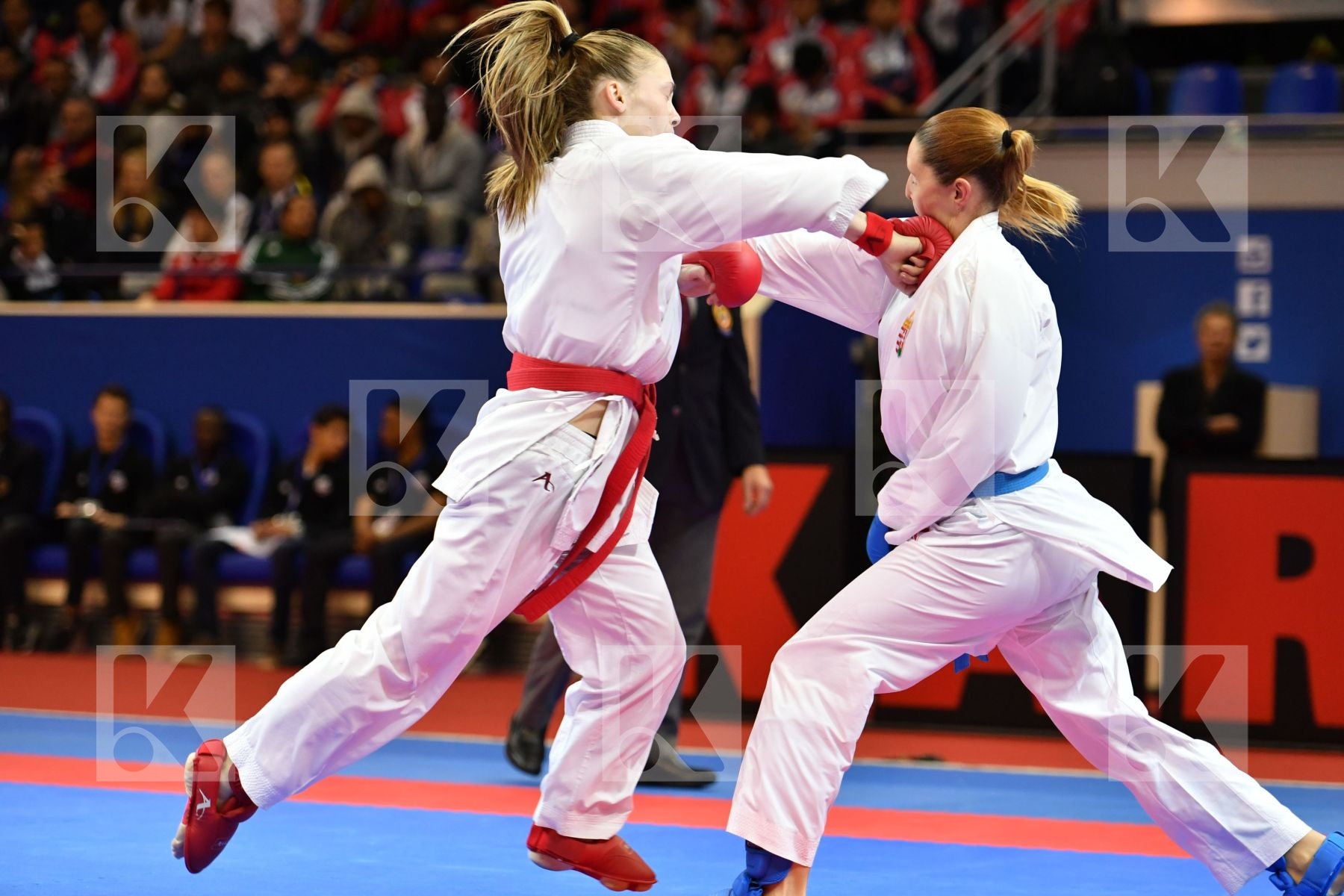 Campbell Kathryn Canada Female kumite -55 kg Hungary Molnar Reka