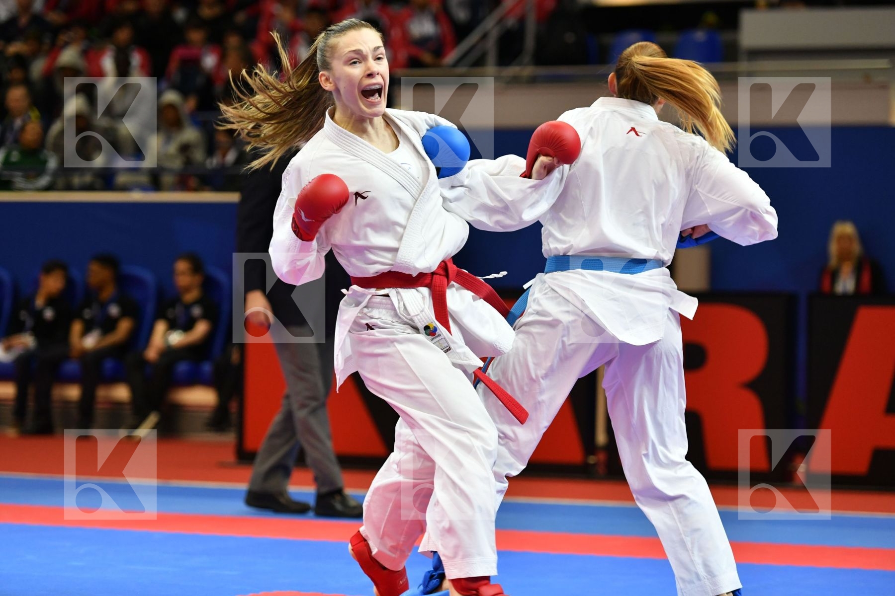 Campbell Kathryn Canada Female kumite -55 kg Hungary Molnar Reka
