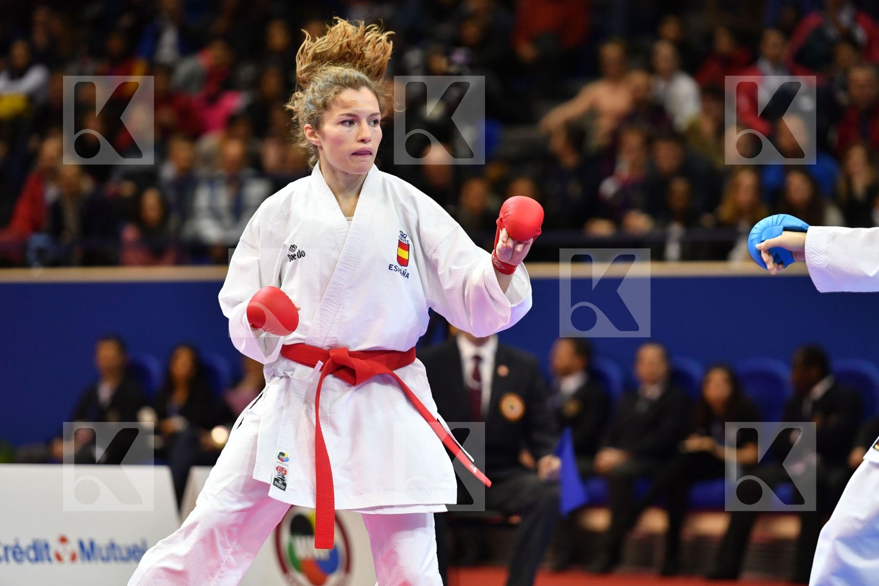 Female kumite -55 kg Ferrer garcia Cristina Japan Spain Yamada S