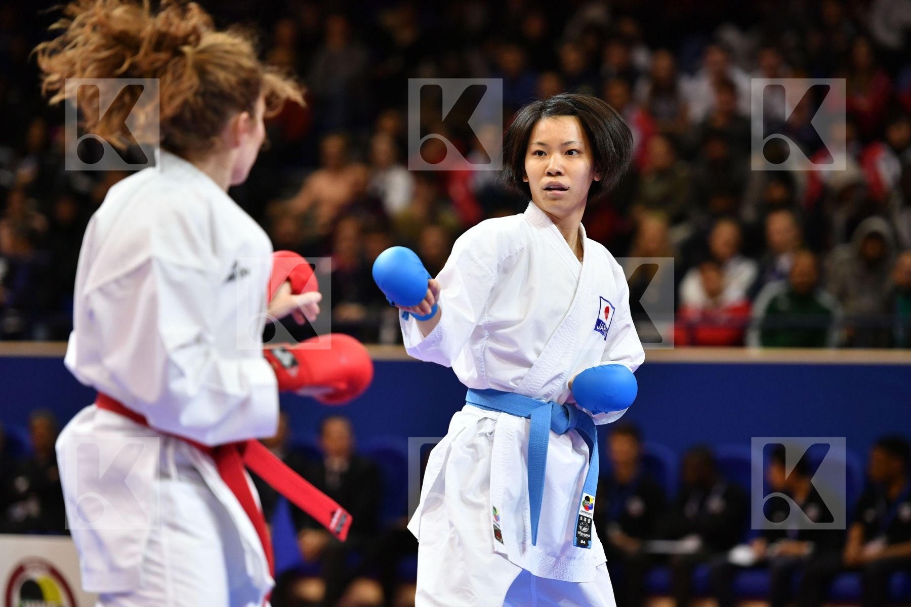 Female kumite -55 kg Ferrer garcia Cristina Japan Spain Yamada S