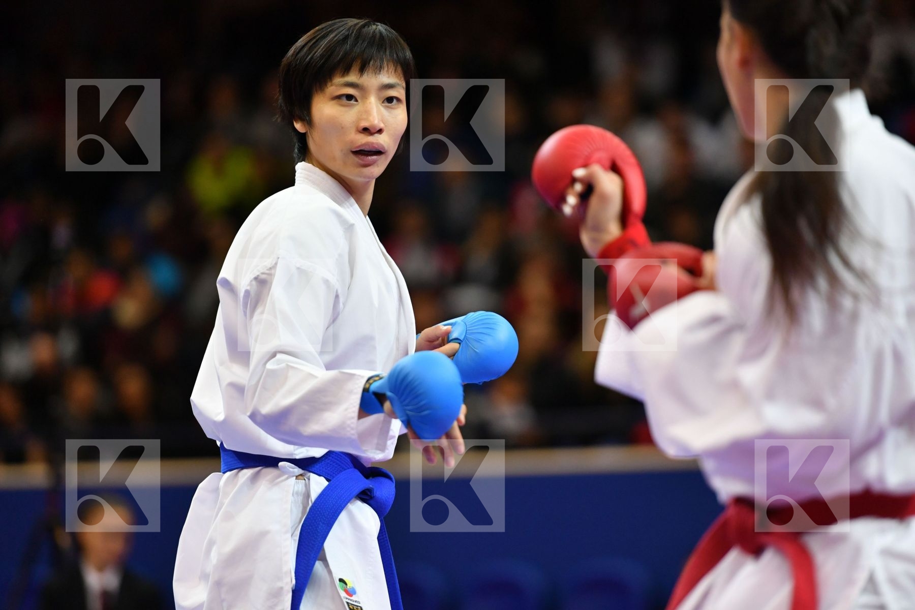 Canada China Female kumite -61 kg Jumaa Haya Yin Xiaoyan