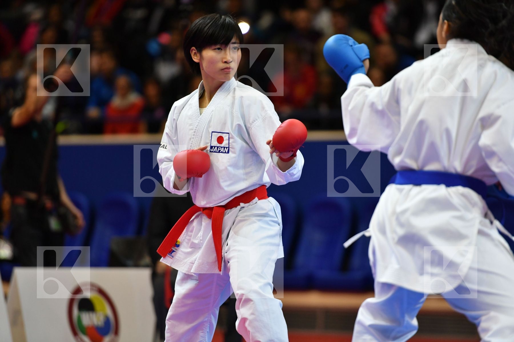 Female kumite -61 kg France Ignace Lucie Japan Someya Mayumi