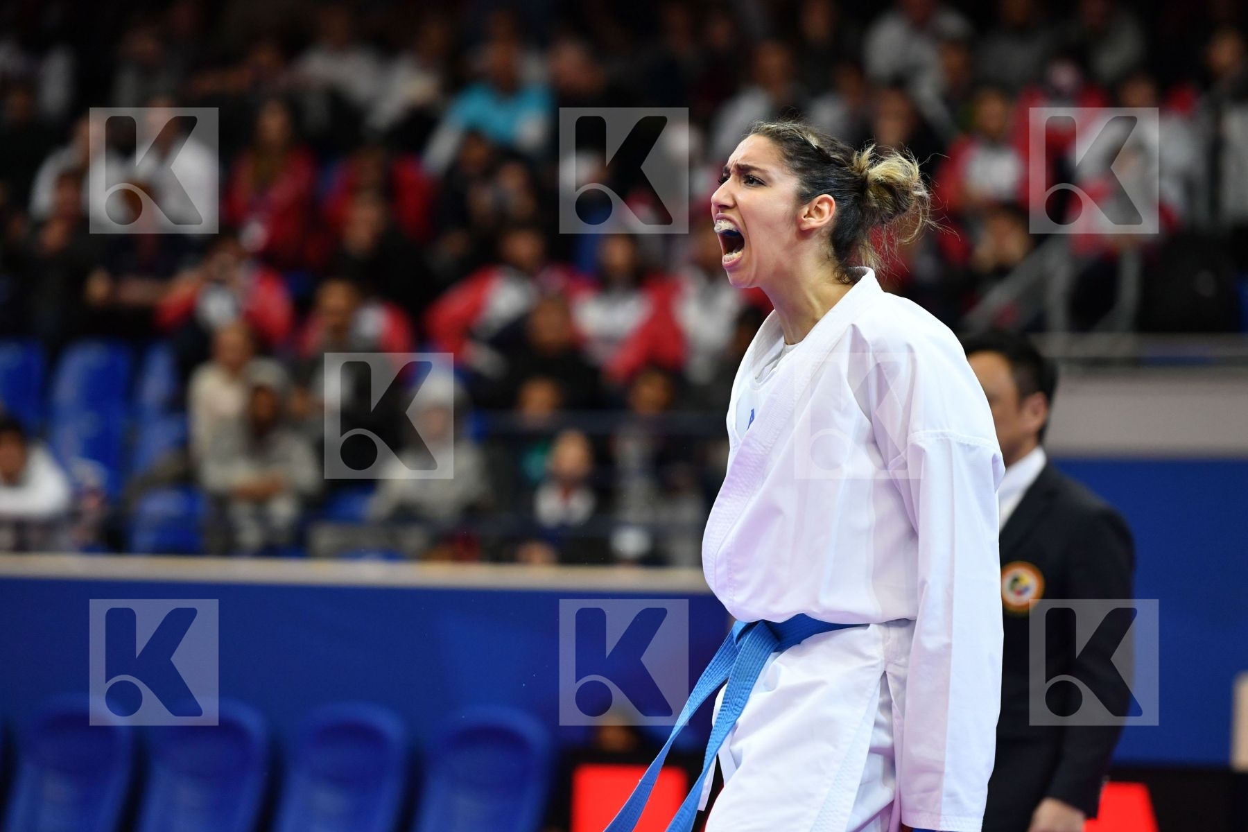 England Female kumite -68 kg France Karwacinski Kate Matoub Lamy