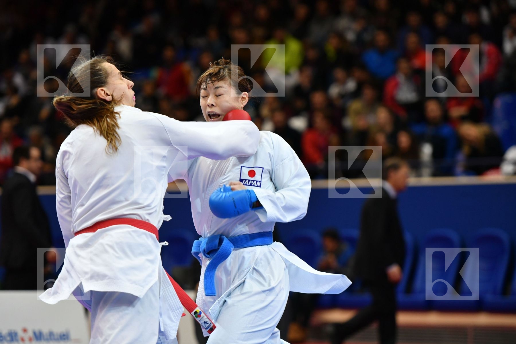 Female kumite 68+ kg Japan Uekusa Ayumi United states Wasowicz M