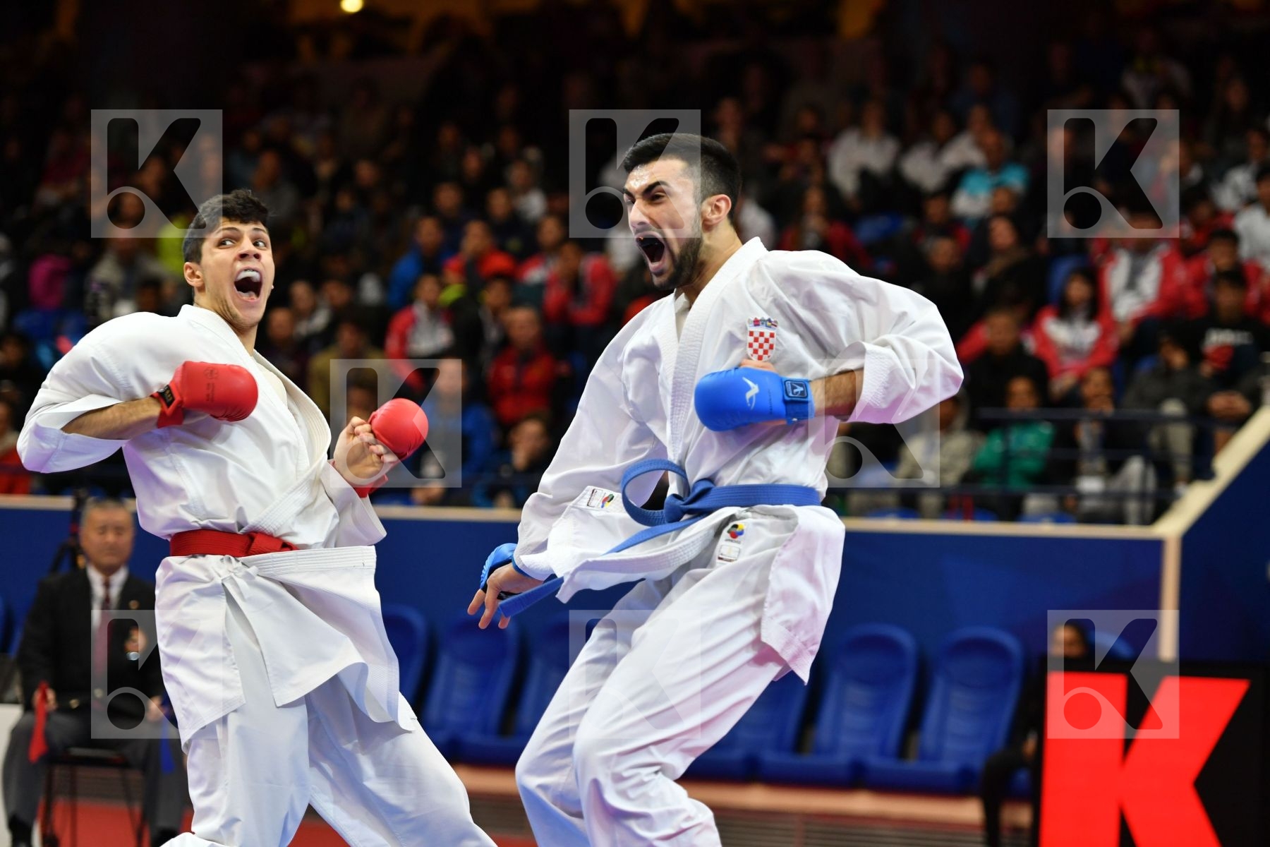 Croatia Italy Kvesic Andelo Male kumite 84+ kg Marino Simone