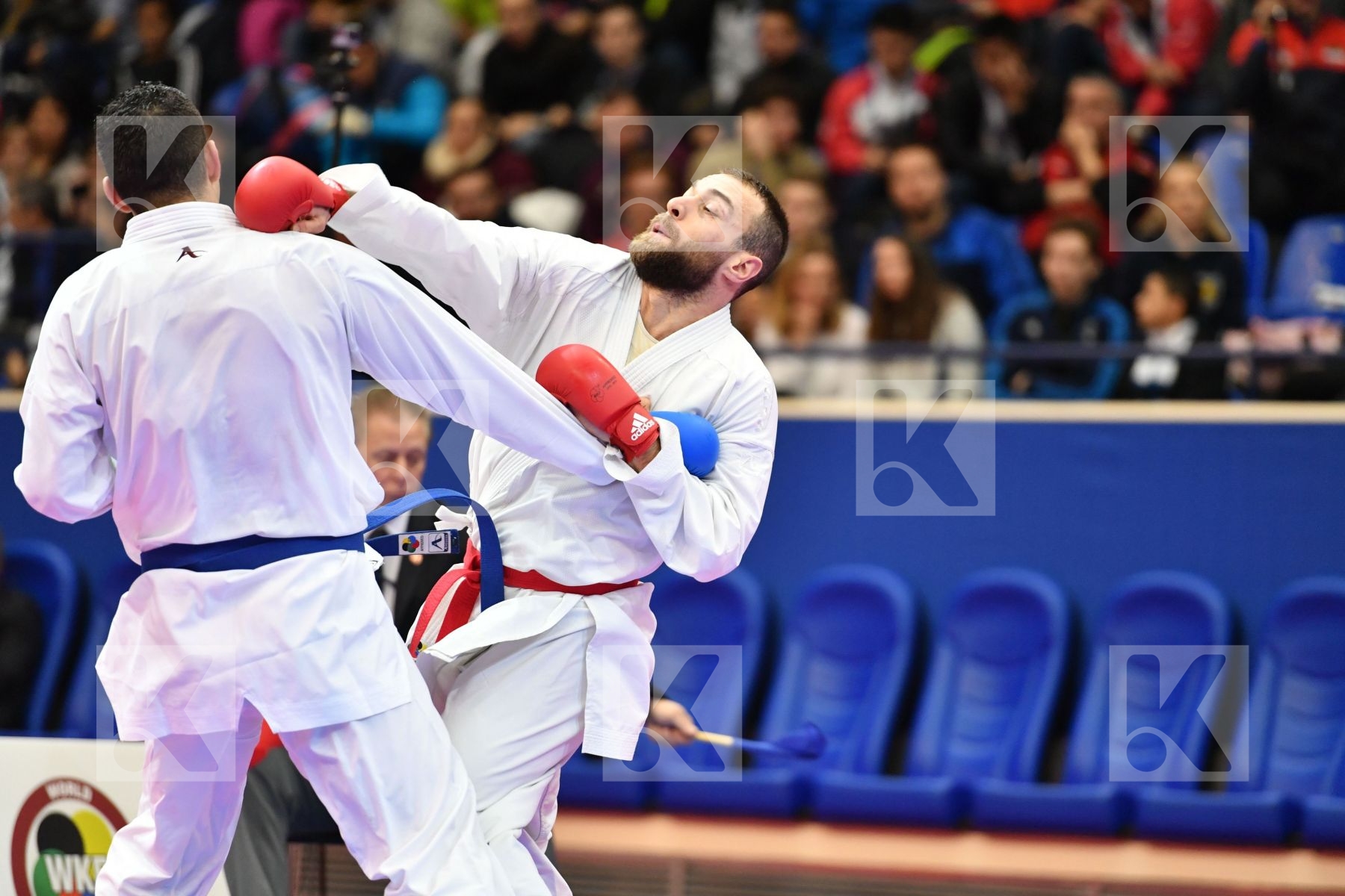 Heydari Saman Ipek Emre Iran  islamic republic of Male kumite 84