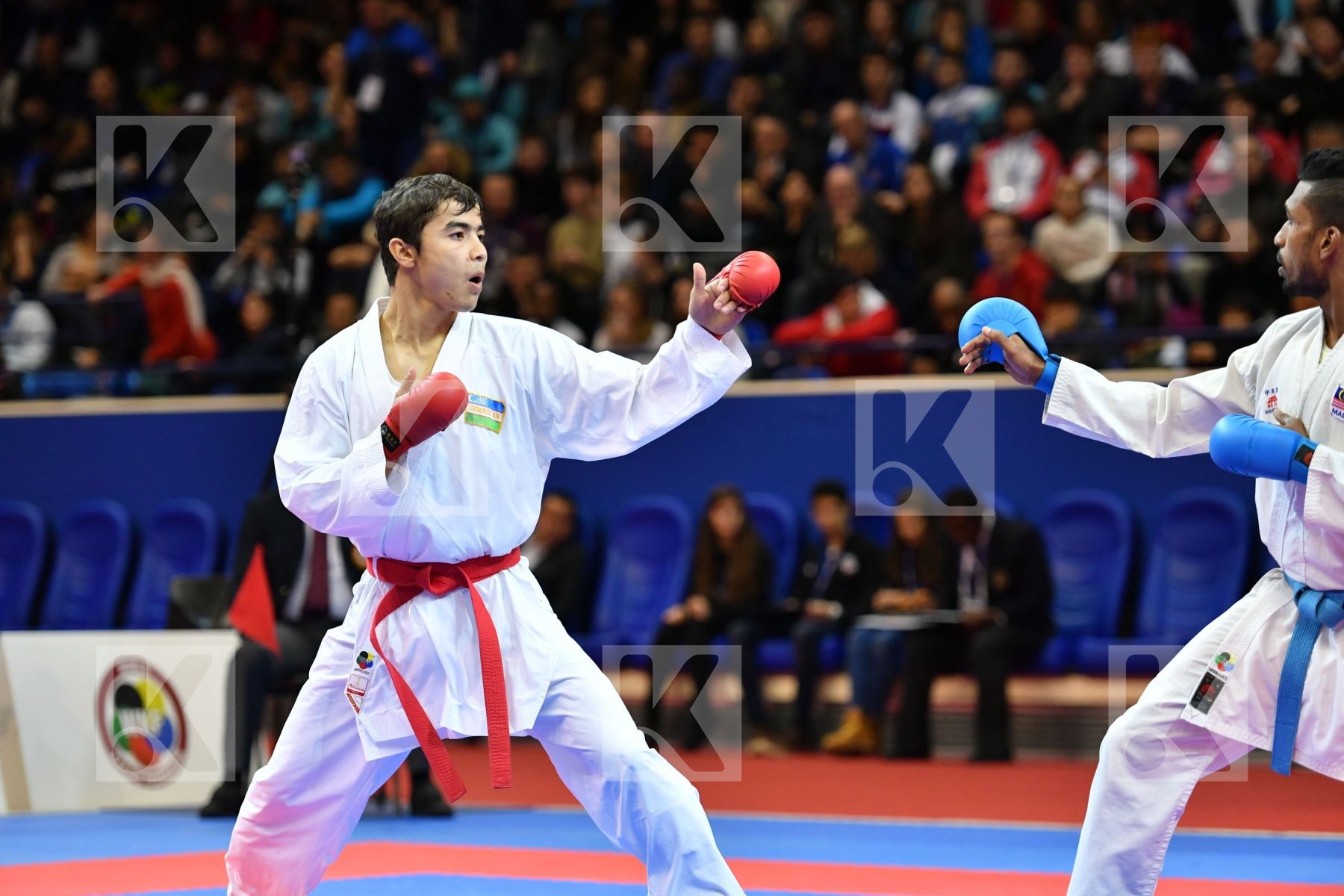 Malaysia Male kumite -60 kg Saymatov Sadriddin Selvarajoo Senthi