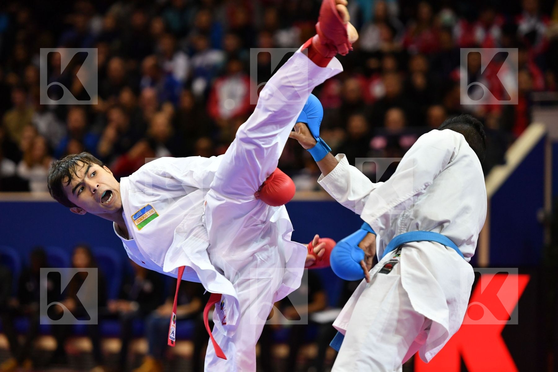 Malaysia Male kumite -60 kg Saymatov Sadriddin Selvarajoo Senthi