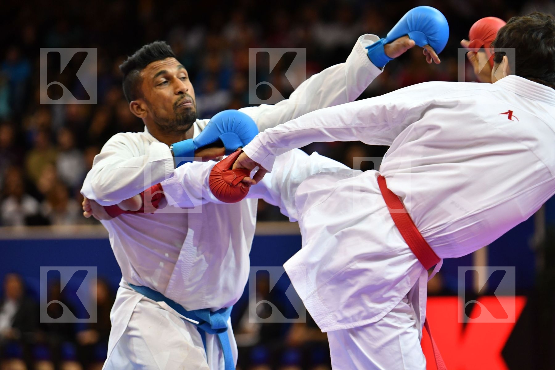 Malaysia Male kumite -60 kg Saymatov Sadriddin Selvarajoo Senthi