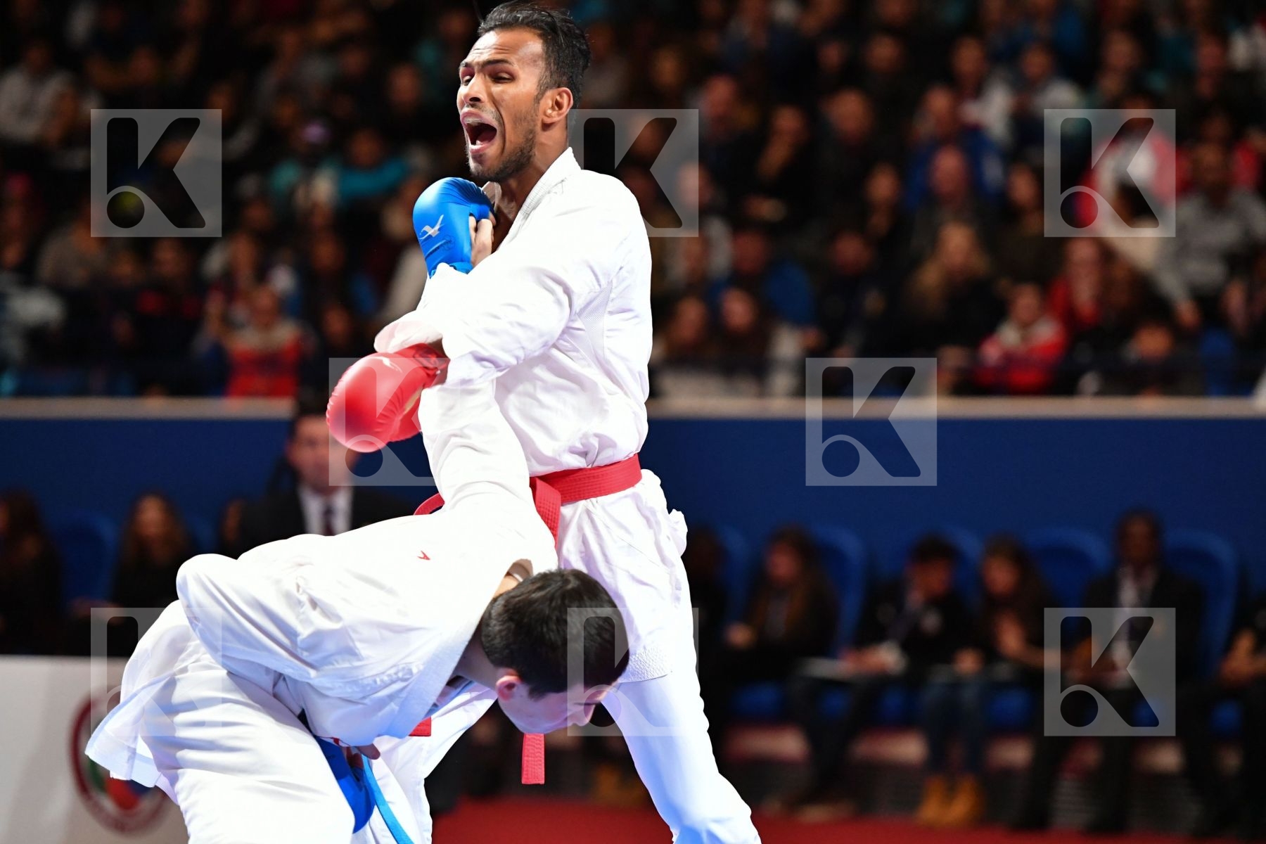 Kazakhstan Madera Andres Male kumite -67 kg Sagandykov Rinat Ven