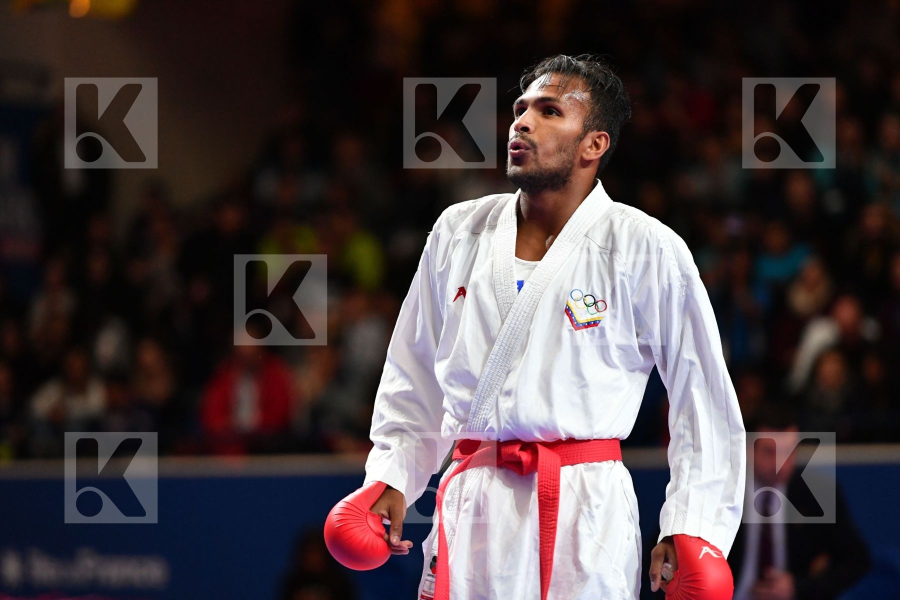 Kazakhstan Madera Andres Male kumite -67 kg Sagandykov Rinat Ven