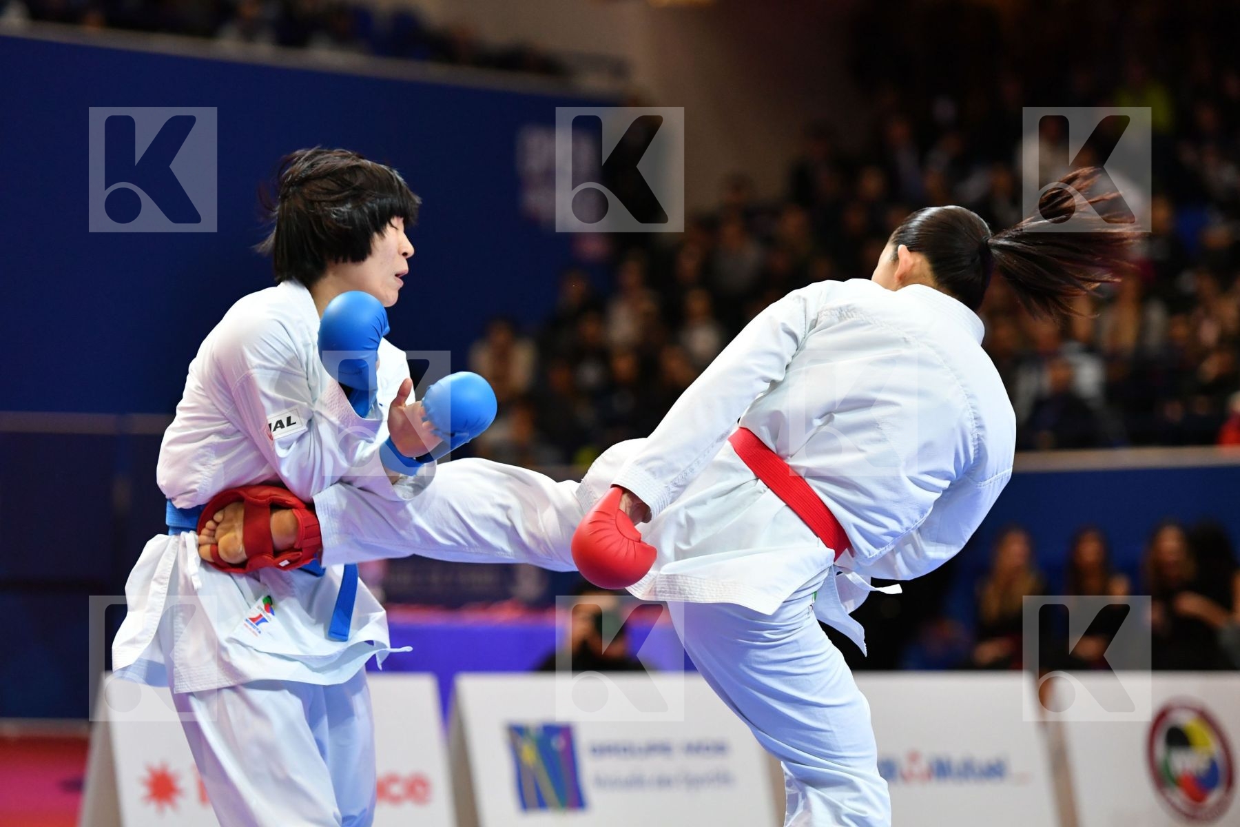 Female kumite -50 kg Japan Miyahara Miho Tadano Ayaka