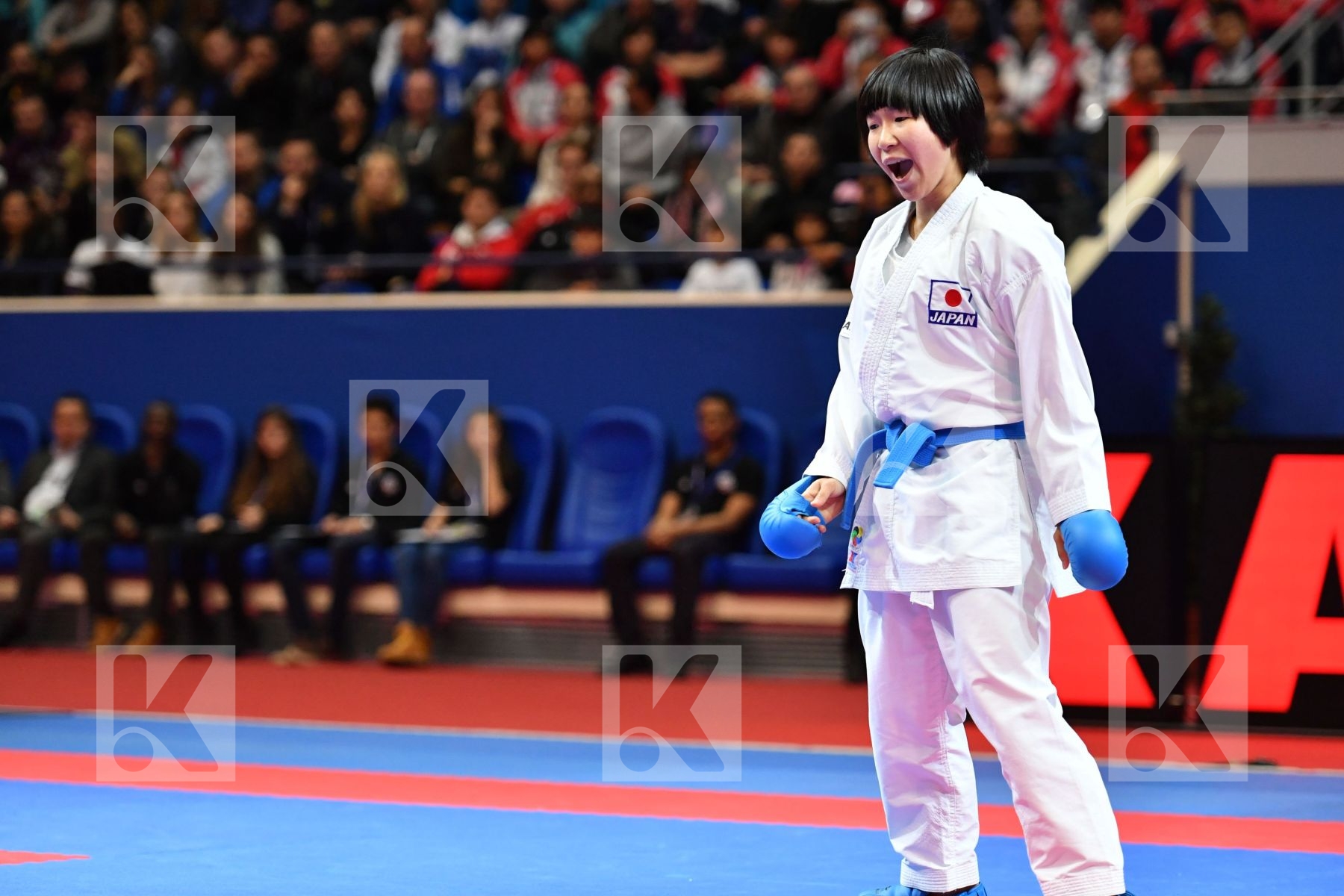 Female kumite -50 kg Japan Miyahara Miho Tadano Ayaka