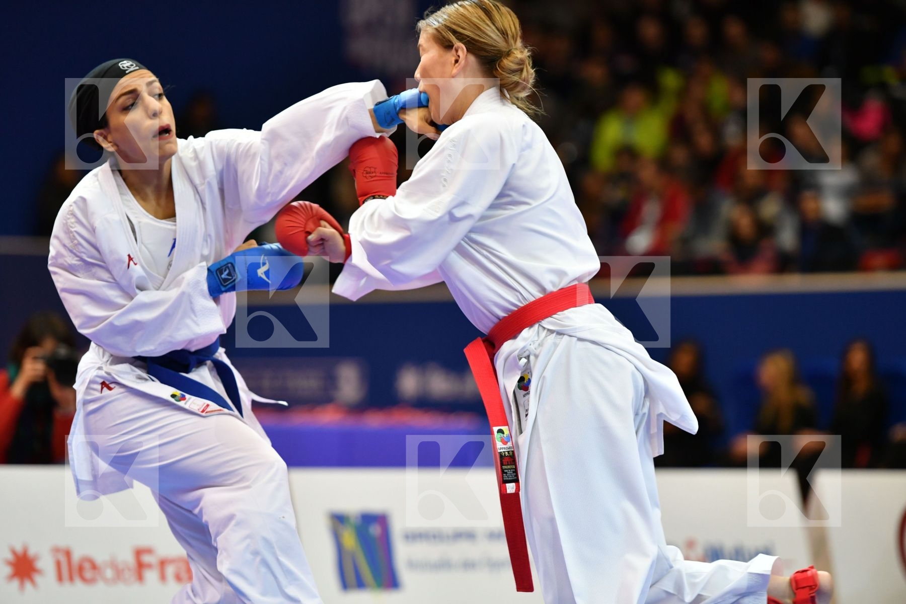 Connell Amy Female kumite -55 kg Iran  islamic republic of Khaks